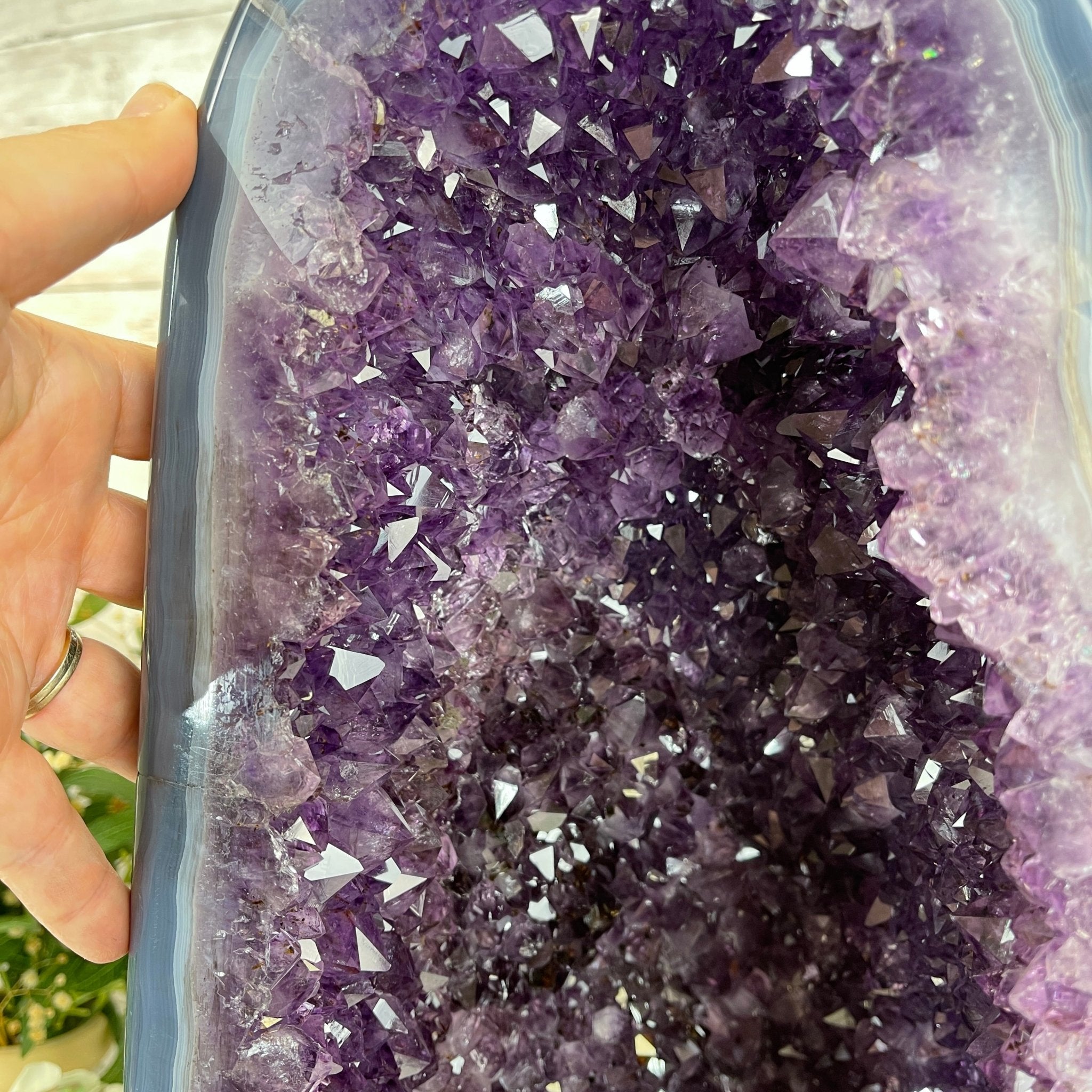 Extra Quality Brazilian Amethyst Cathedral, 22” tall & 79.3 lbs #5601-0540 by Brazil Gems - Brazil GemsBrazil GemsExtra Quality Brazilian Amethyst Cathedral, 22” tall & 79.3 lbs #5601-0540 by Brazil GemsCathedrals5601-0540