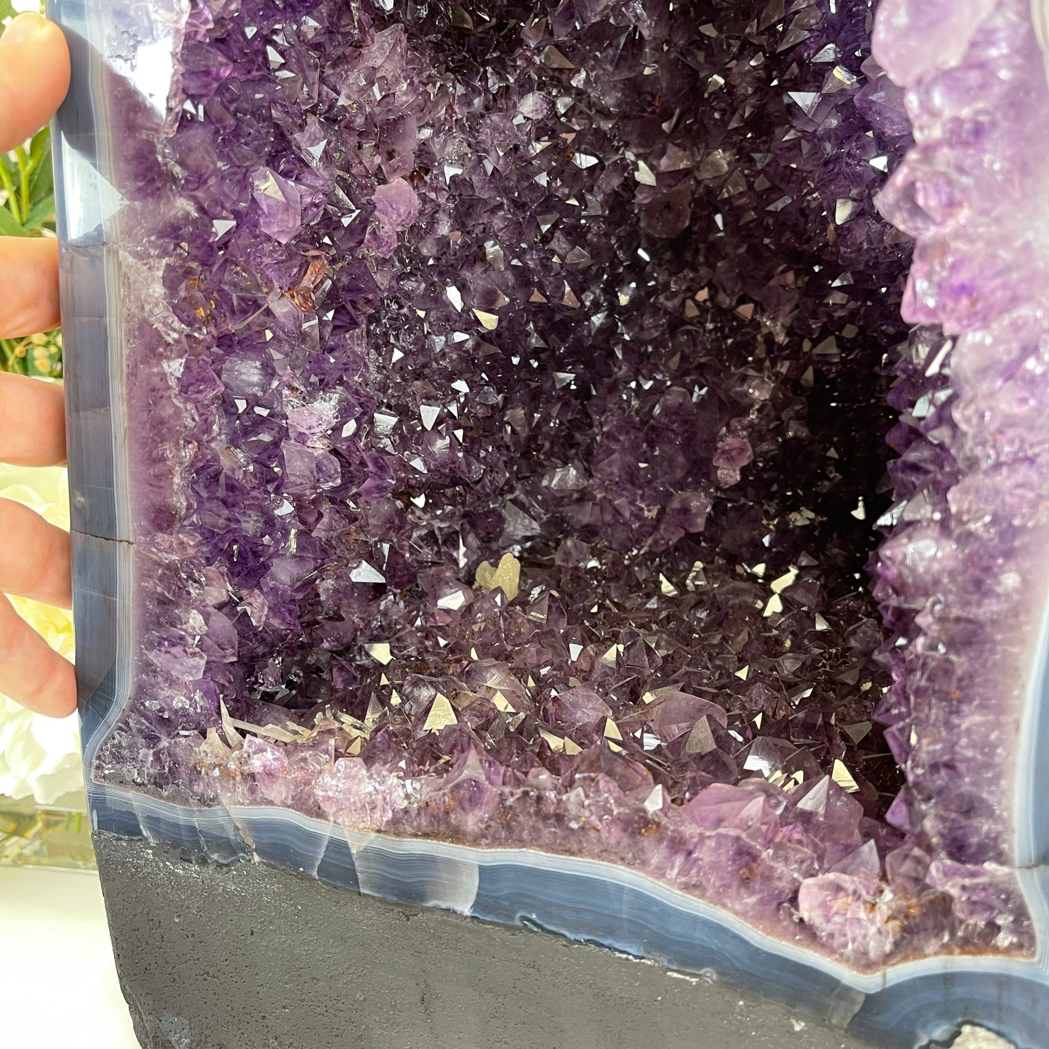 Extra Quality Brazilian Amethyst Cathedral, 22” tall & 79.3 lbs #5601-0540 by Brazil Gems - Brazil GemsBrazil GemsExtra Quality Brazilian Amethyst Cathedral, 22” tall & 79.3 lbs #5601-0540 by Brazil GemsCathedrals5601-0540