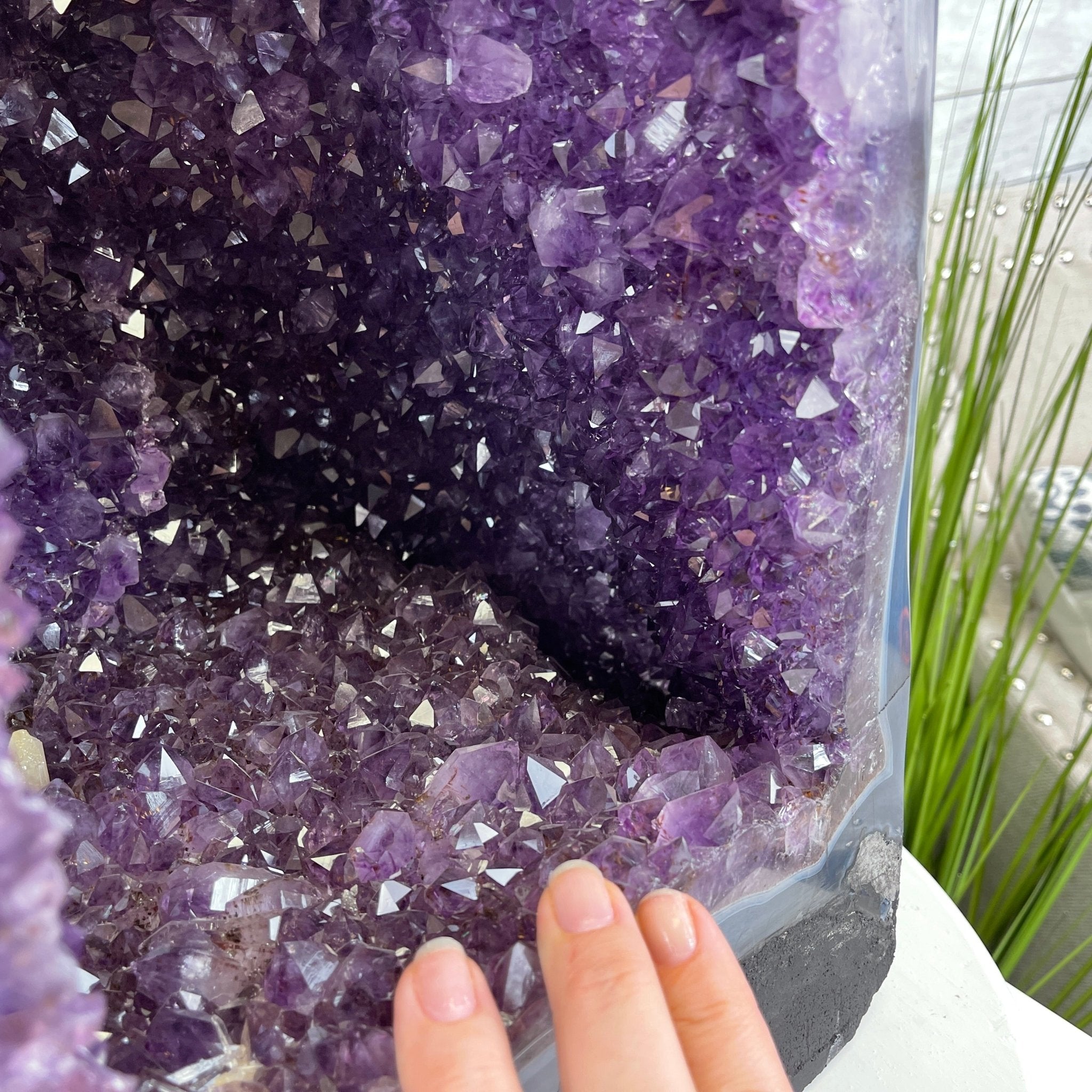 Extra Quality Brazilian Amethyst Cathedral, 22” tall & 79.3 lbs #5601-0540 by Brazil Gems - Brazil GemsBrazil GemsExtra Quality Brazilian Amethyst Cathedral, 22” tall & 79.3 lbs #5601-0540 by Brazil GemsCathedrals5601-0540