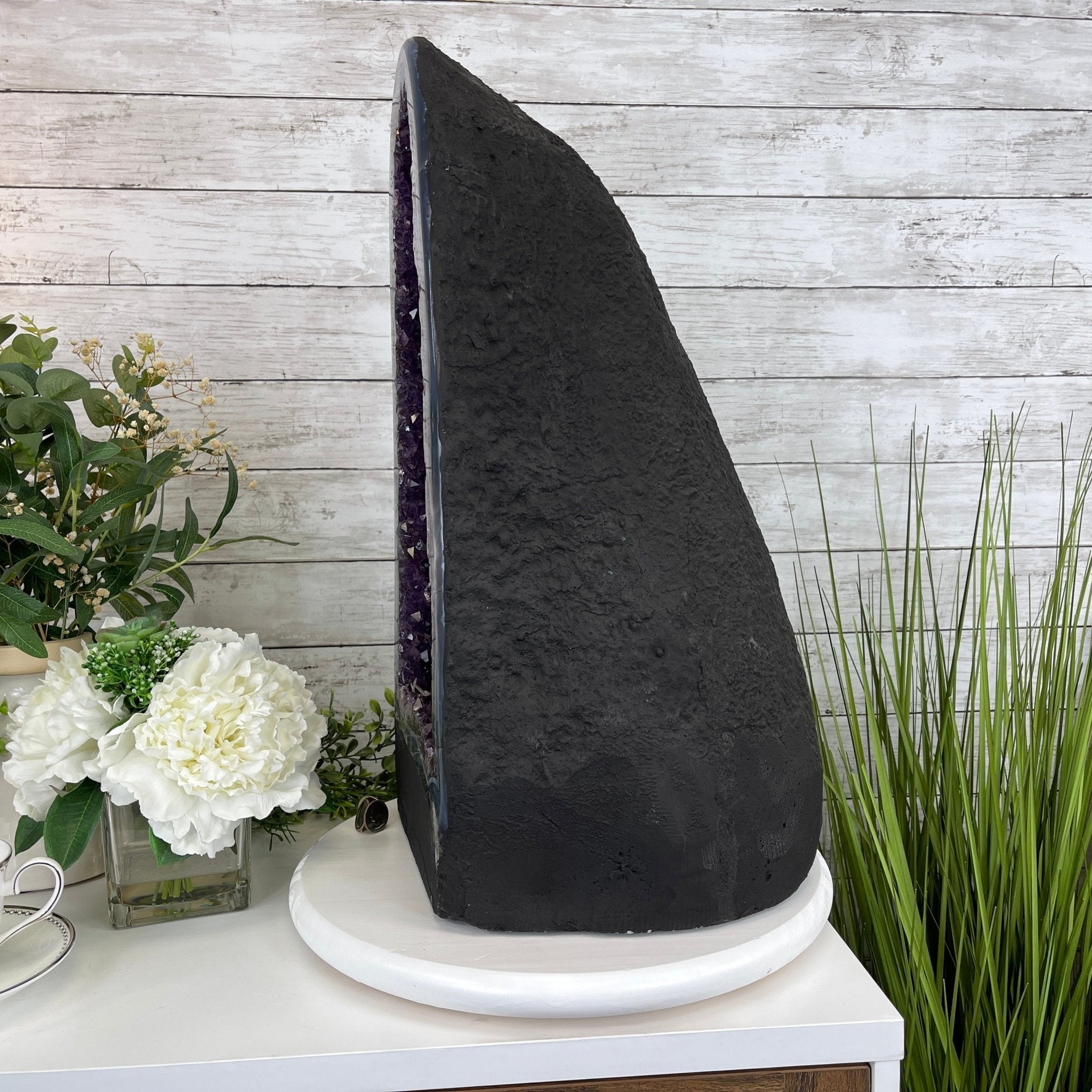 Extra Quality Brazilian Amethyst Cathedral, 22” tall & 79.3 lbs #5601-0540 by Brazil Gems - Brazil GemsBrazil GemsExtra Quality Brazilian Amethyst Cathedral, 22” tall & 79.3 lbs #5601-0540 by Brazil GemsCathedrals5601-0540