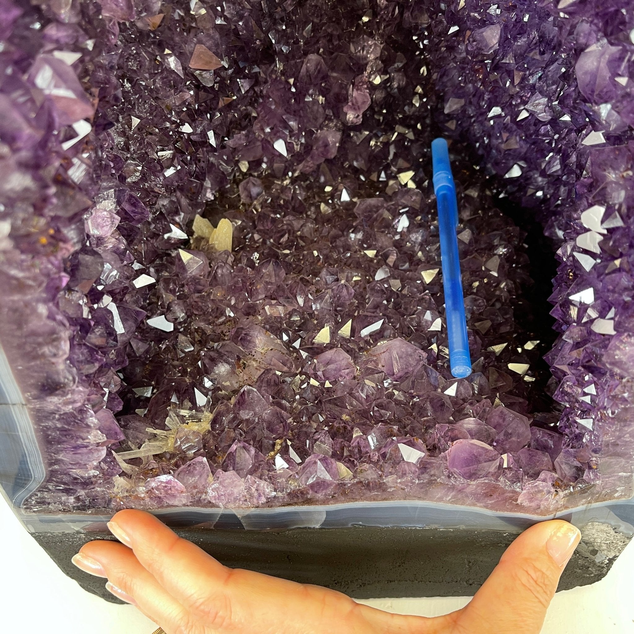 Extra Quality Brazilian Amethyst Cathedral, 22” tall & 79.3 lbs #5601-0540 by Brazil Gems - Brazil GemsBrazil GemsExtra Quality Brazilian Amethyst Cathedral, 22” tall & 79.3 lbs #5601-0540 by Brazil GemsCathedrals5601-0540