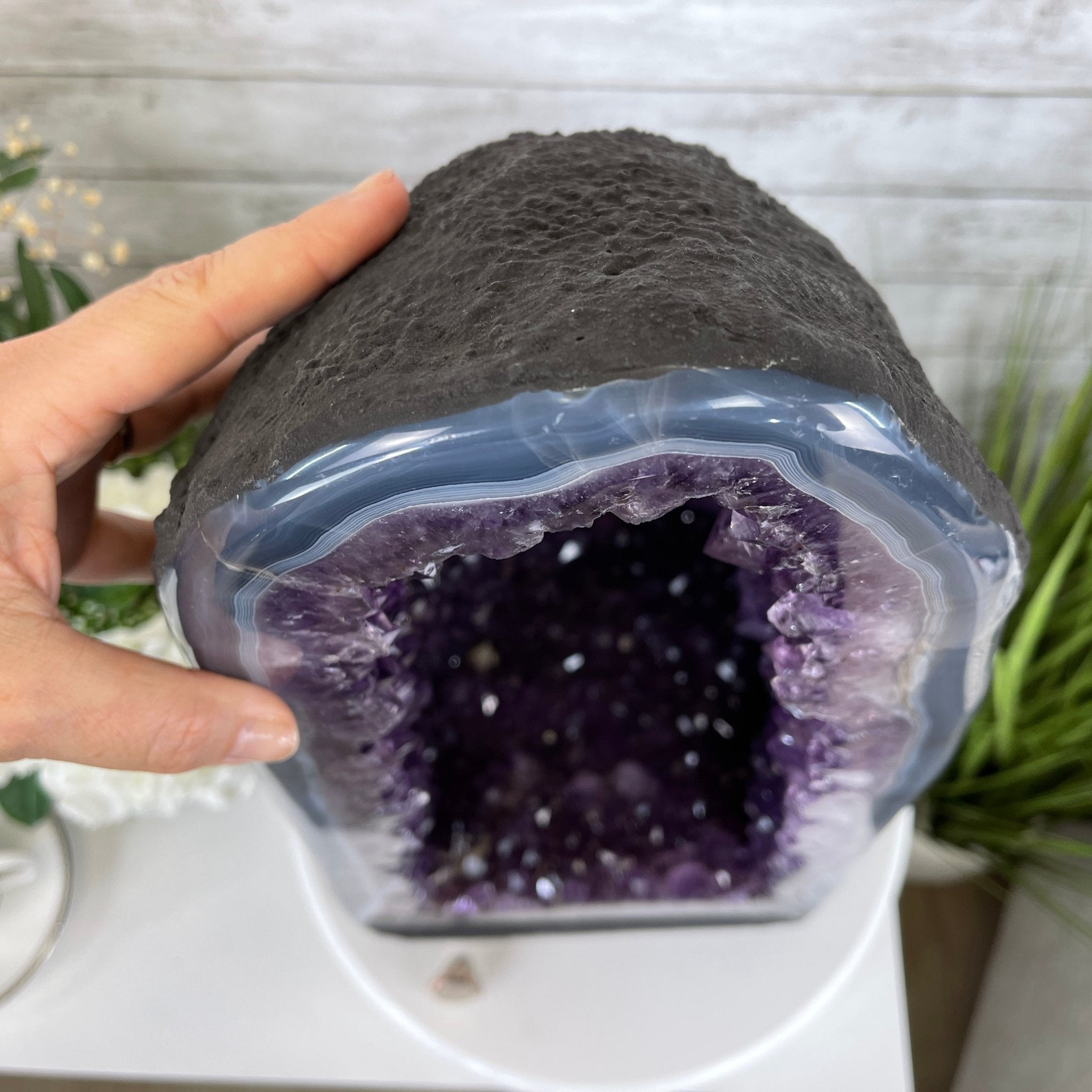 Extra Quality Brazilian Amethyst Cathedral, 22” tall & 79.3 lbs #5601-0540 by Brazil Gems - Brazil GemsBrazil GemsExtra Quality Brazilian Amethyst Cathedral, 22” tall & 79.3 lbs #5601-0540 by Brazil GemsCathedrals5601-0540