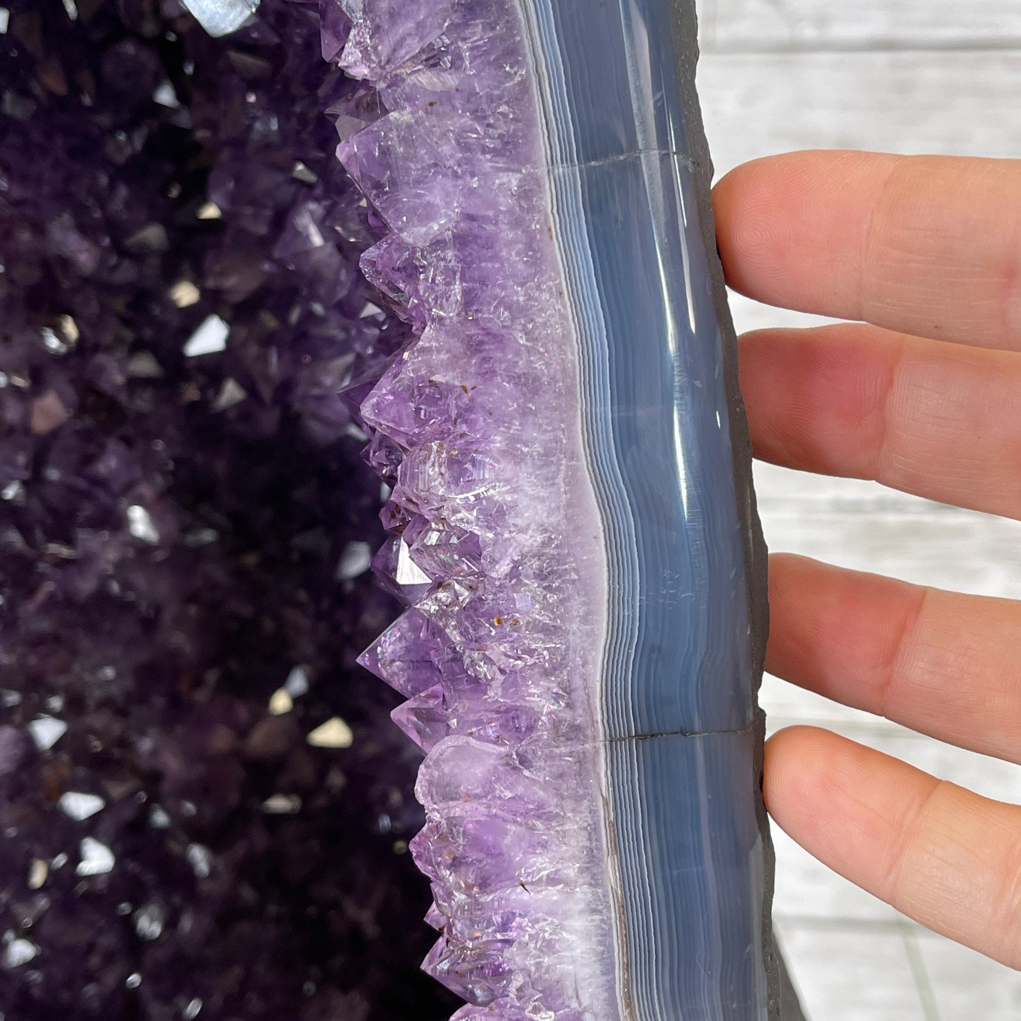 Extra Quality Brazilian Amethyst Cathedral, 22” tall & 79.3 lbs #5601-0540 by Brazil Gems - Brazil GemsBrazil GemsExtra Quality Brazilian Amethyst Cathedral, 22” tall & 79.3 lbs #5601-0540 by Brazil GemsCathedrals5601-0540