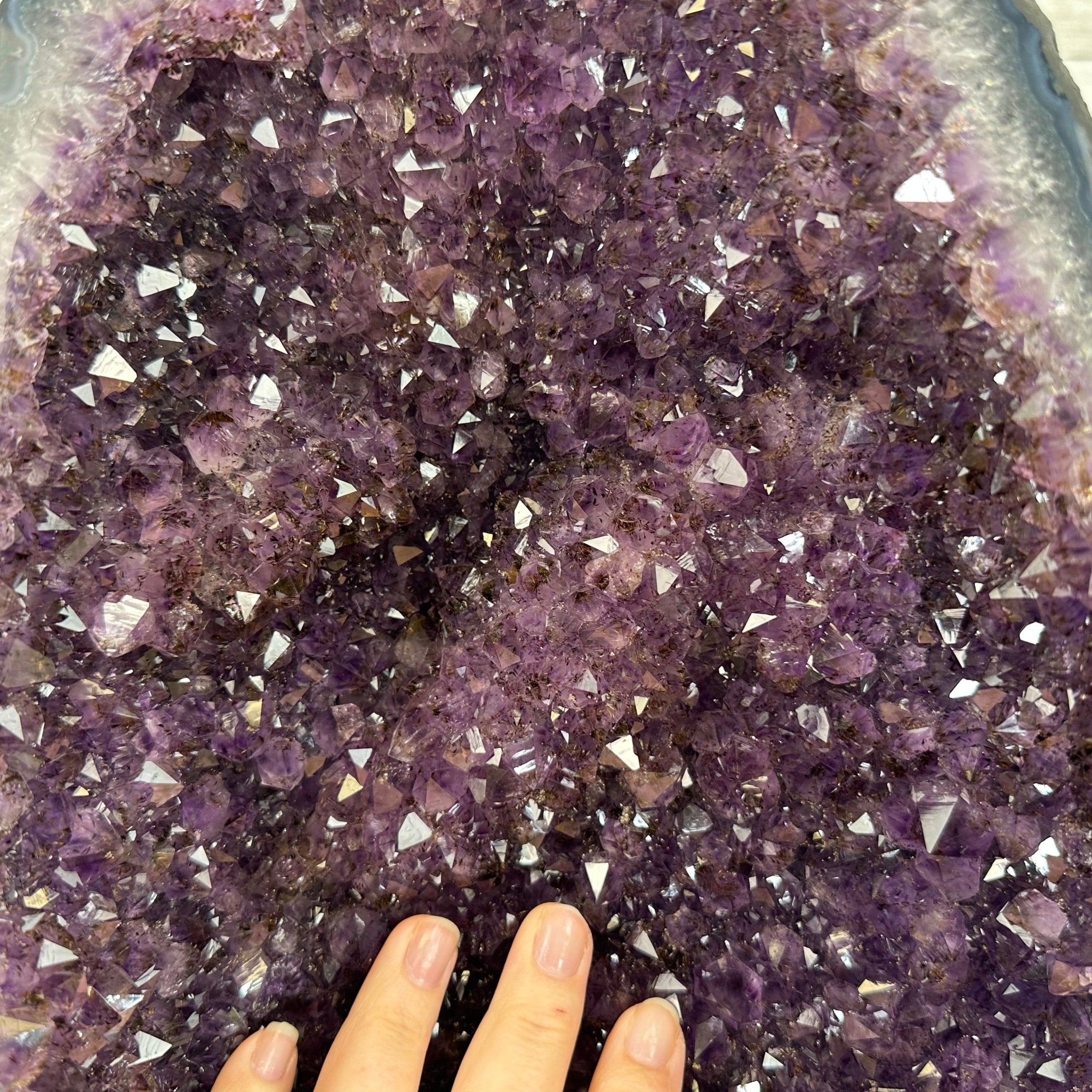 Extra Quality Brazilian Amethyst Cathedral, 223.1 lbs & 47.1" Tall, Model #5601-1223 by Brazil Gems - Brazil GemsBrazil GemsExtra Quality Brazilian Amethyst Cathedral, 223.1 lbs & 47.1" Tall, Model #5601-1223 by Brazil GemsCathedrals5601-1223