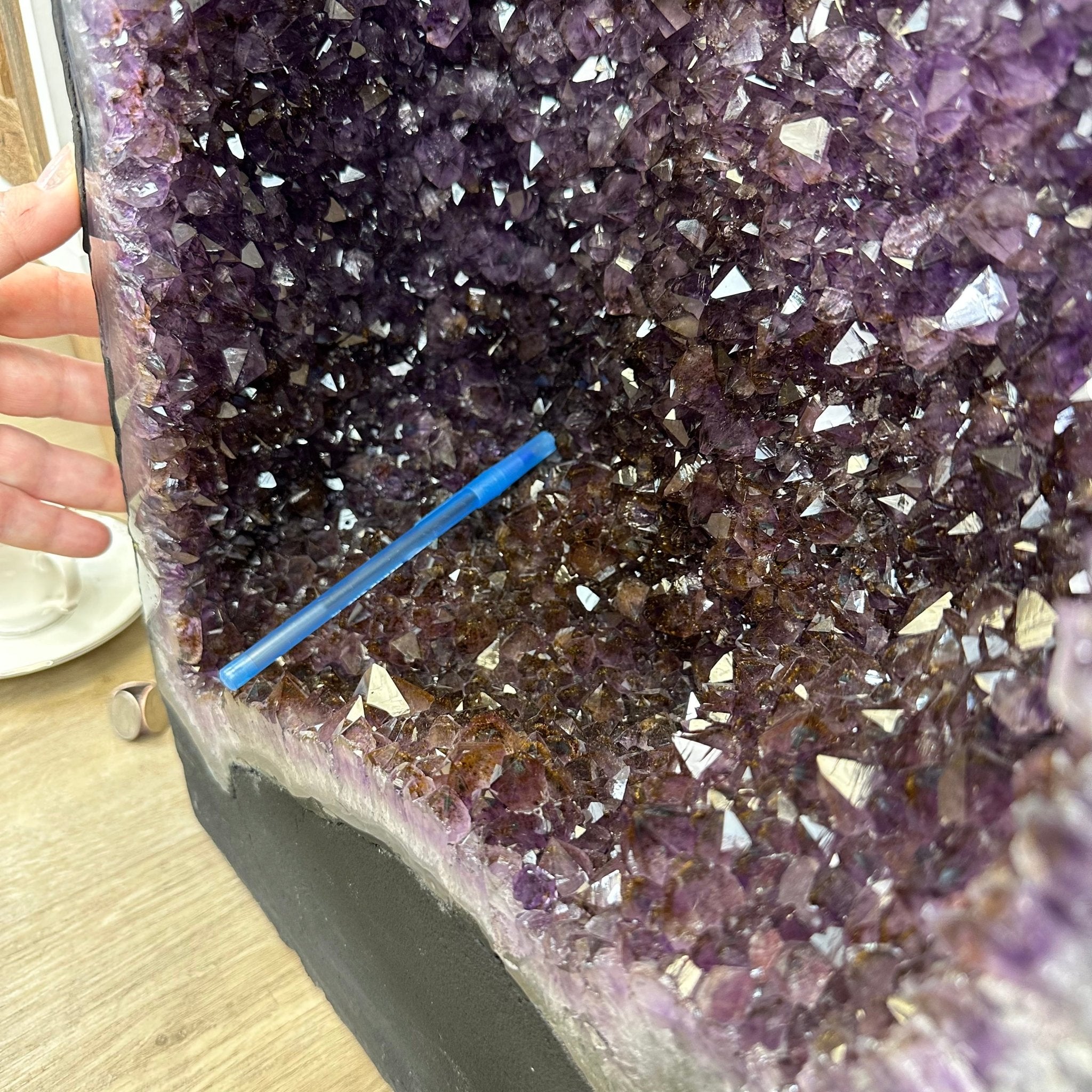 Extra Quality Brazilian Amethyst Cathedral, 223.1 lbs & 47.1" Tall, Model #5601-1223 by Brazil Gems - Brazil GemsBrazil GemsExtra Quality Brazilian Amethyst Cathedral, 223.1 lbs & 47.1" Tall, Model #5601-1223 by Brazil GemsCathedrals5601-1223