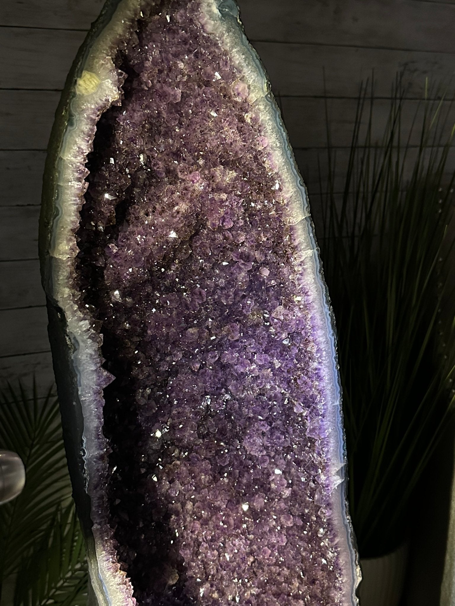 Extra Quality Brazilian Amethyst Cathedral, 223.1 lbs & 47.1" Tall, Model #5601-1223 by Brazil Gems - Brazil GemsBrazil GemsExtra Quality Brazilian Amethyst Cathedral, 223.1 lbs & 47.1" Tall, Model #5601-1223 by Brazil GemsCathedrals5601-1223