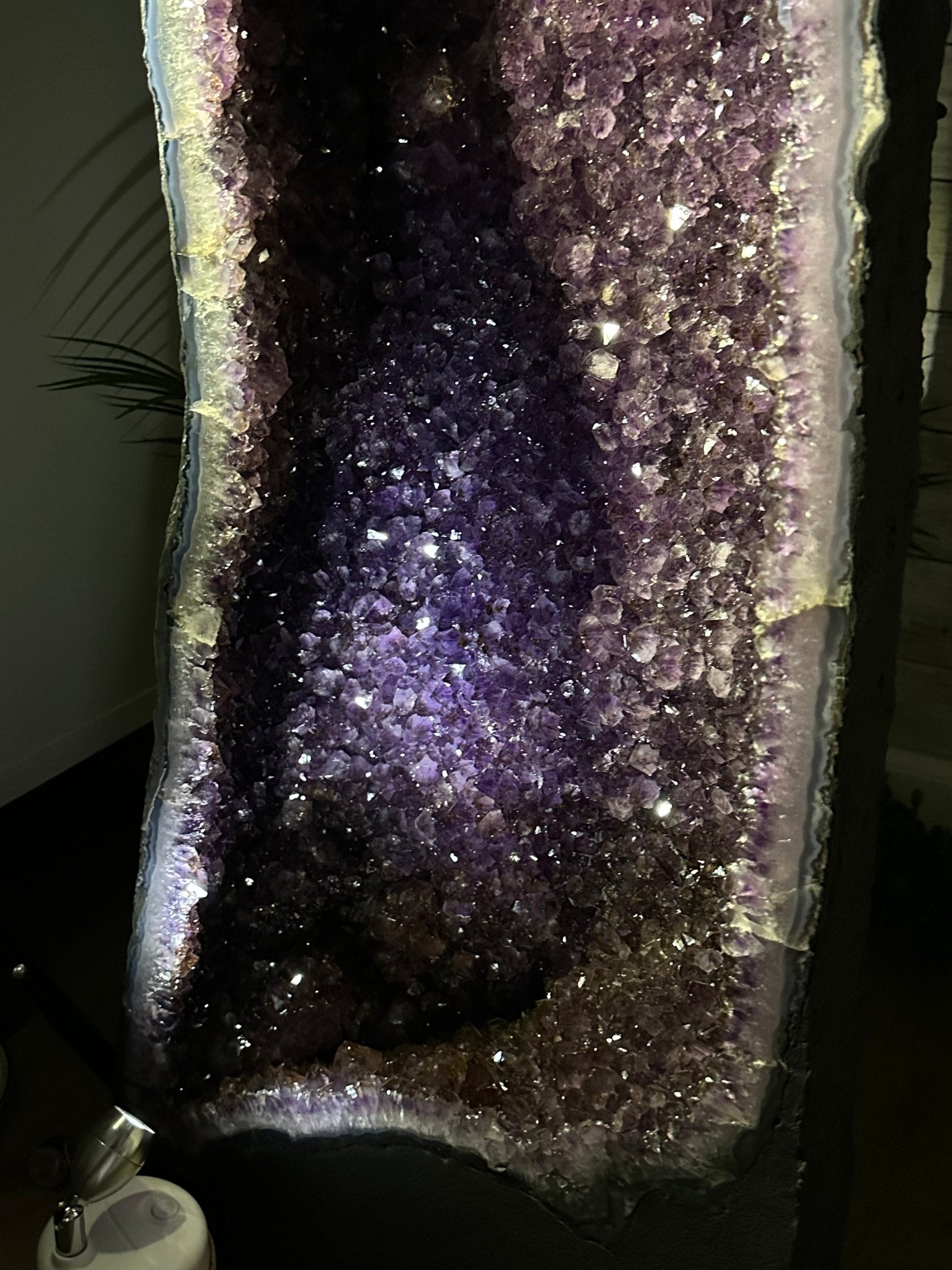 Extra Quality Brazilian Amethyst Cathedral, 223.1 lbs & 47.1" Tall, Model #5601-1223 by Brazil Gems - Brazil GemsBrazil GemsExtra Quality Brazilian Amethyst Cathedral, 223.1 lbs & 47.1" Tall, Model #5601-1223 by Brazil GemsCathedrals5601-1223