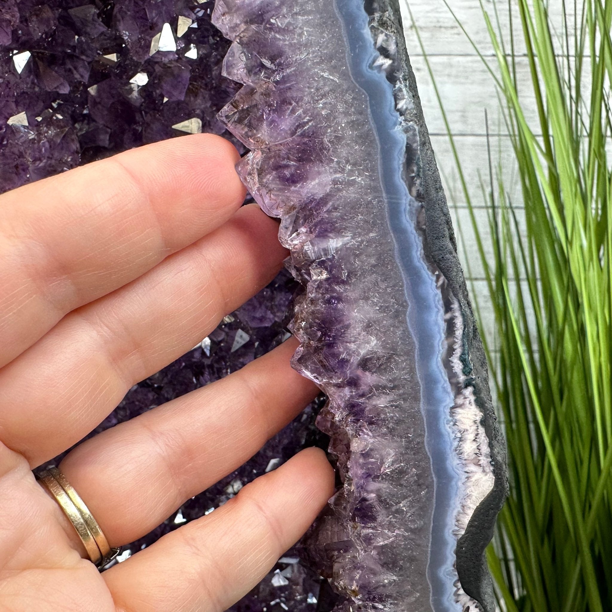 Extra Quality Brazilian Amethyst Cathedral, 223.1 lbs & 47.1" Tall, Model #5601-1223 by Brazil Gems - Brazil GemsBrazil GemsExtra Quality Brazilian Amethyst Cathedral, 223.1 lbs & 47.1" Tall, Model #5601-1223 by Brazil GemsCathedrals5601-1223