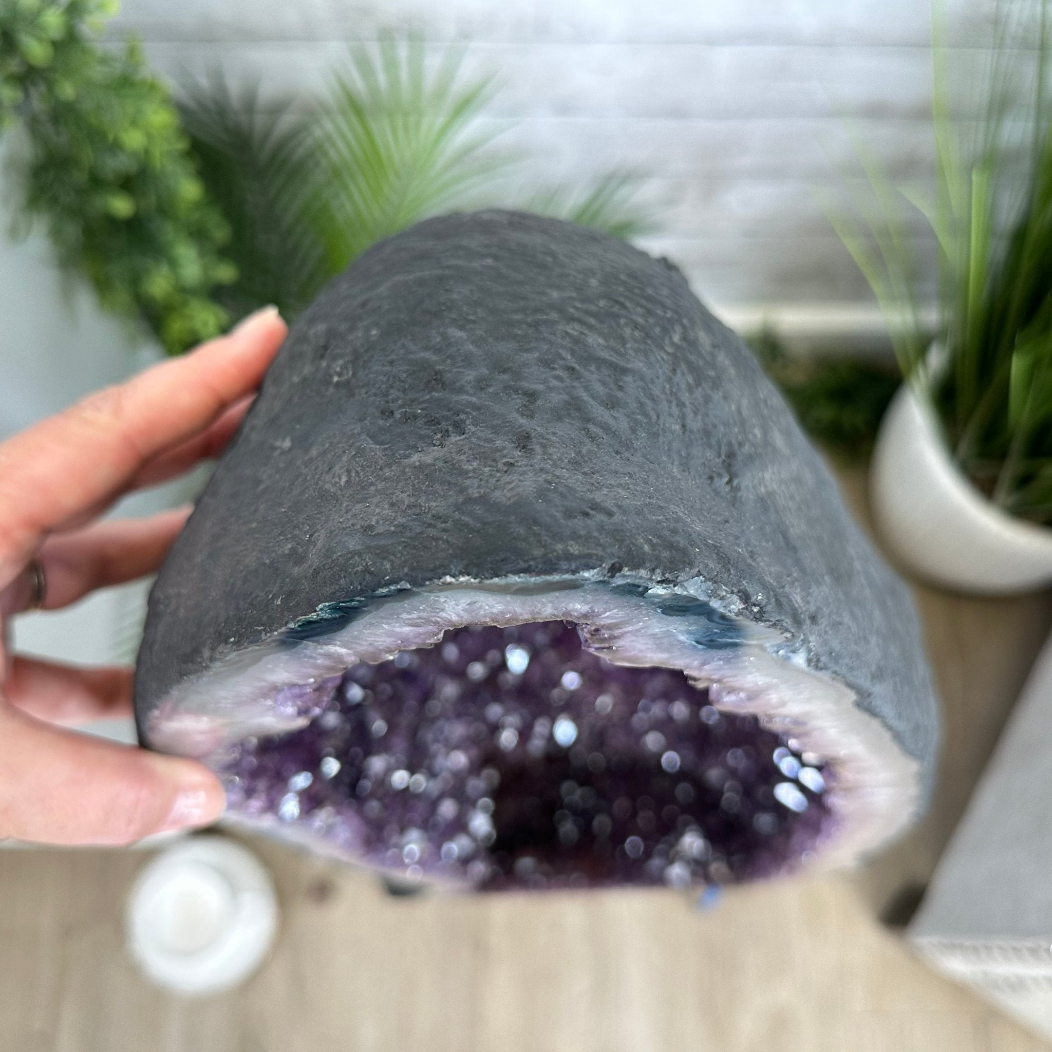 Extra Quality Brazilian Amethyst Cathedral, 223.1 lbs & 47.1" Tall, Model #5601-1223 by Brazil Gems - Brazil GemsBrazil GemsExtra Quality Brazilian Amethyst Cathedral, 223.1 lbs & 47.1" Tall, Model #5601-1223 by Brazil GemsCathedrals5601-1223