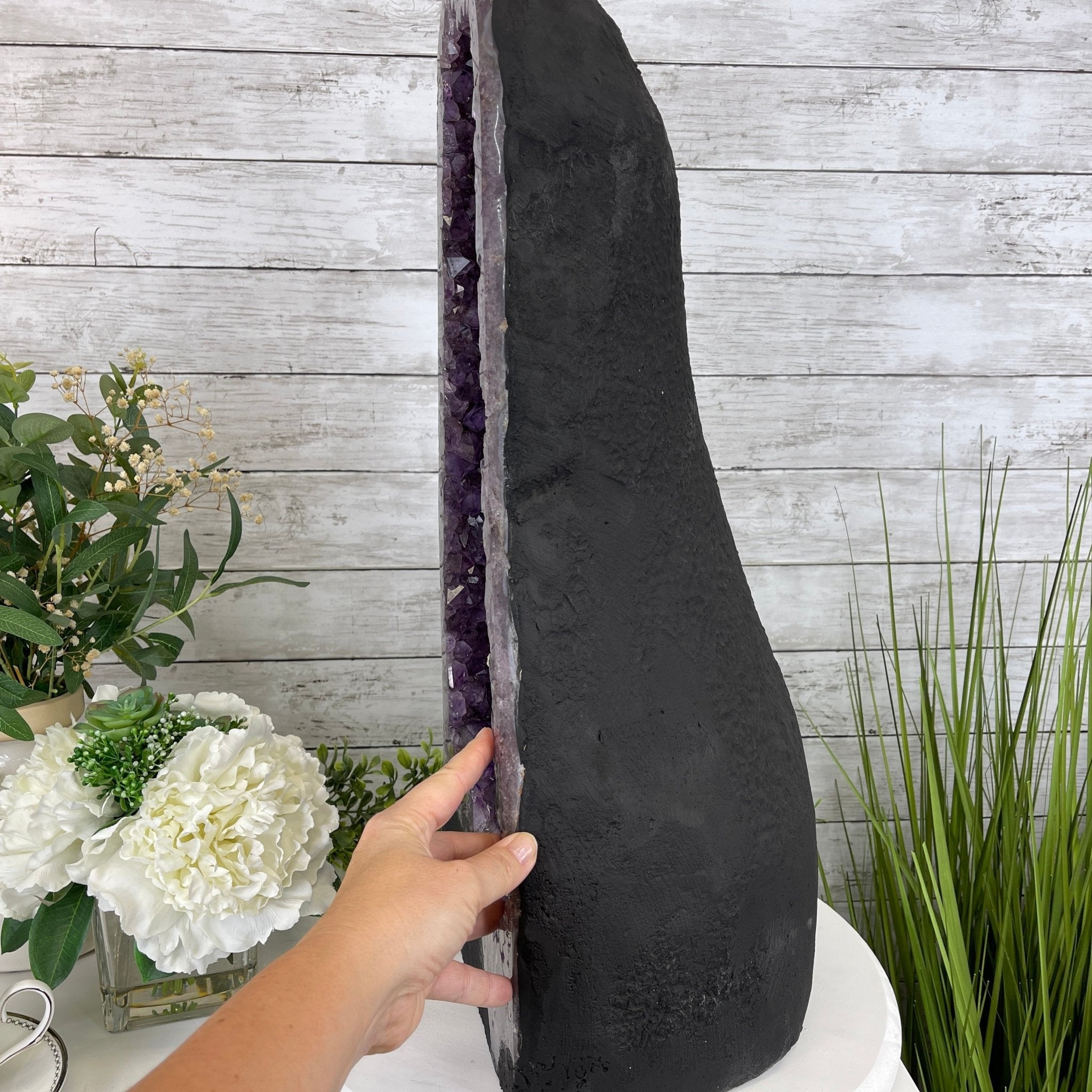 Extra Quality Brazilian Amethyst Cathedral, 23.9” tall & 72.2 lbs #5601-0538 by Brazil Gems - Brazil GemsBrazil GemsExtra Quality Brazilian Amethyst Cathedral, 23.9” tall & 72.2 lbs #5601-0538 by Brazil GemsCathedrals5601-0538