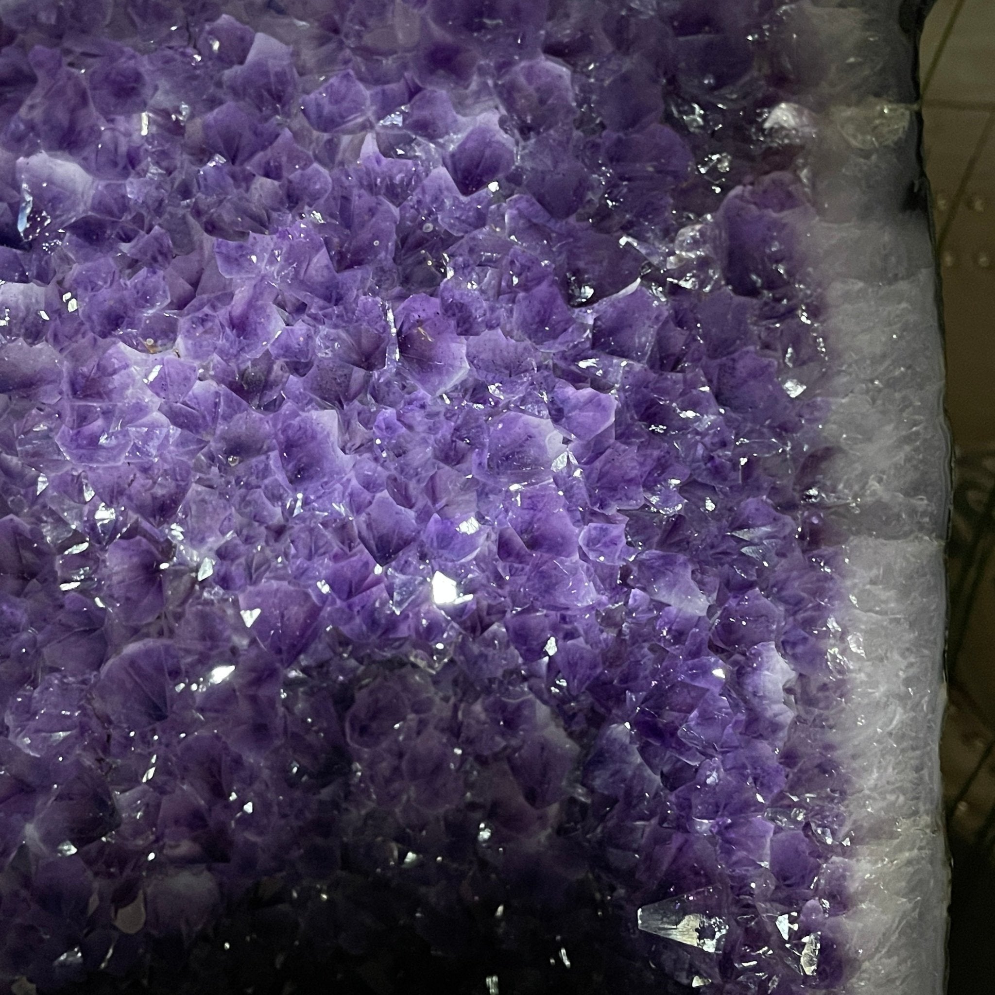 Extra Quality Brazilian Amethyst Cathedral, 25” tall & 119.6 lbs #5601-0651 by Brazil Gems - Brazil GemsBrazil GemsExtra Quality Brazilian Amethyst Cathedral, 25” tall & 119.6 lbs #5601-0651 by Brazil GemsCathedrals5601-0651