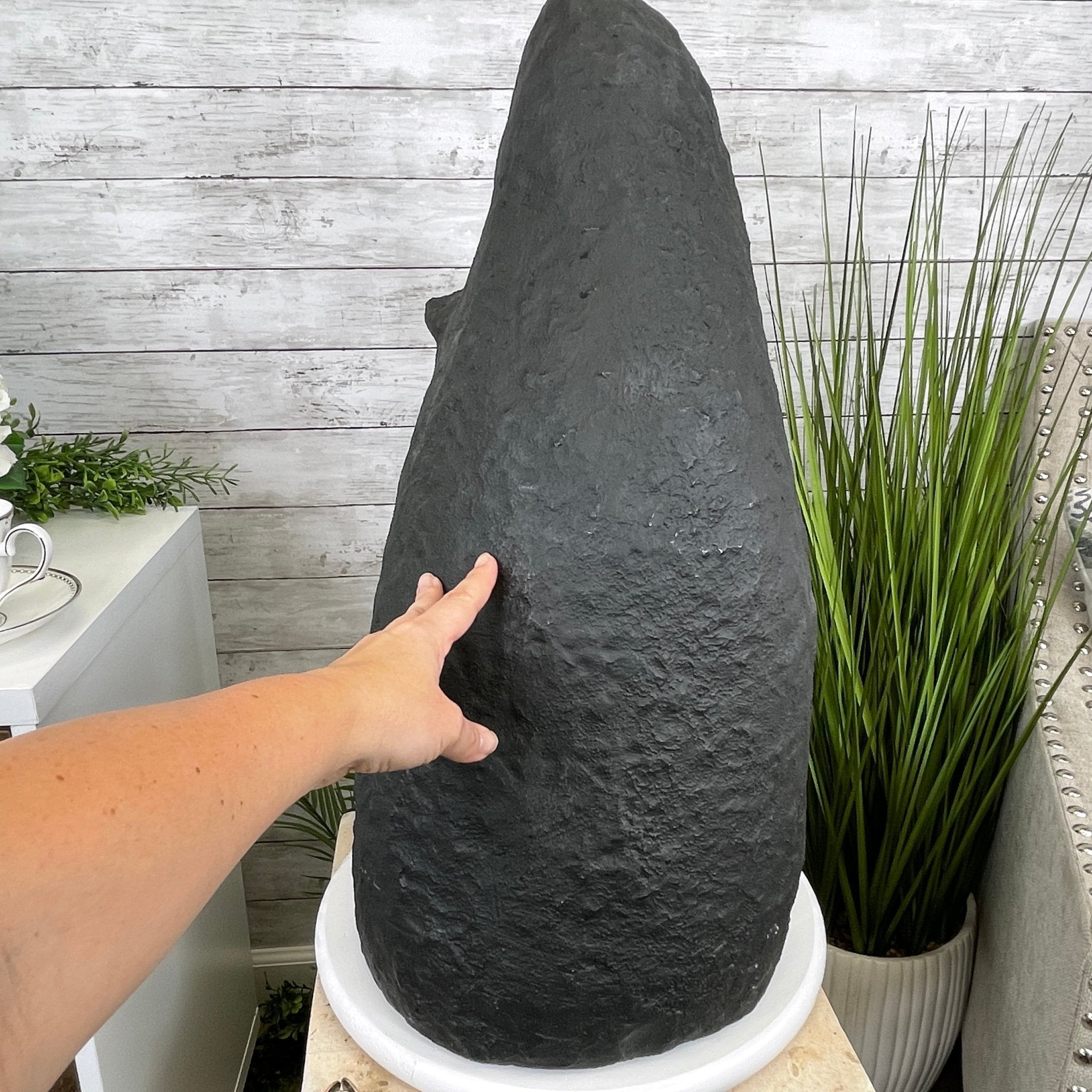 Extra Quality Brazilian Amethyst Cathedral, 25” tall & 119.6 lbs #5601-0651 by Brazil Gems - Brazil GemsBrazil GemsExtra Quality Brazilian Amethyst Cathedral, 25” tall & 119.6 lbs #5601-0651 by Brazil GemsCathedrals5601-0651