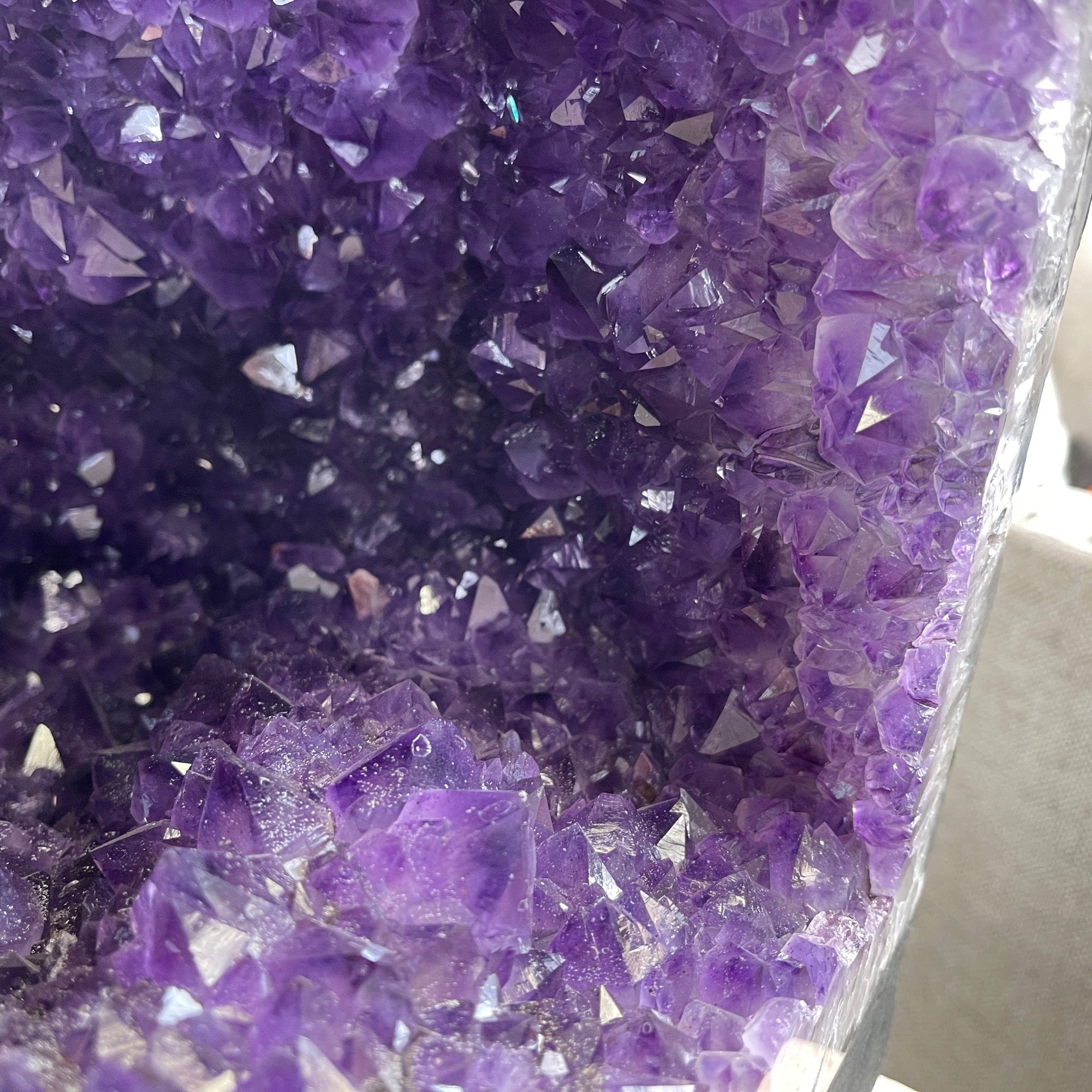 Extra Quality Brazilian Amethyst Cathedral, 25” tall & 119.6 lbs #5601-0651 by Brazil Gems - Brazil GemsBrazil GemsExtra Quality Brazilian Amethyst Cathedral, 25” tall & 119.6 lbs #5601-0651 by Brazil GemsCathedrals5601-0651