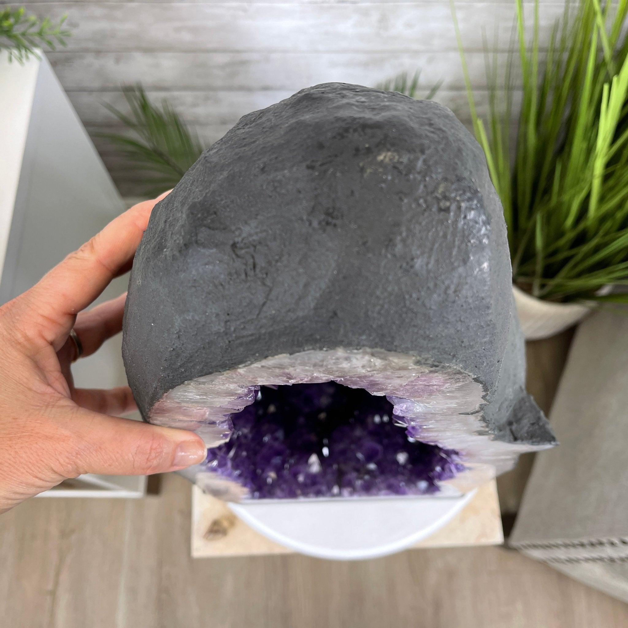 Extra Quality Brazilian Amethyst Cathedral, 25” tall & 119.6 lbs #5601-0651 by Brazil Gems - Brazil GemsBrazil GemsExtra Quality Brazilian Amethyst Cathedral, 25” tall & 119.6 lbs #5601-0651 by Brazil GemsCathedrals5601-0651
