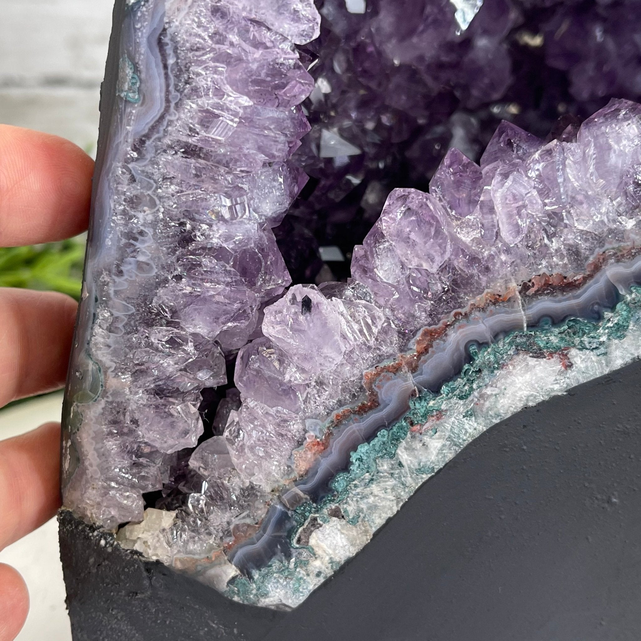 Extra Quality Brazilian Amethyst Cathedral, 30.7 lbs & 13.5" Tall #5601-1124 by Brazil Gems - Brazil GemsBrazil GemsExtra Quality Brazilian Amethyst Cathedral, 30.7 lbs & 13.5" Tall #5601-1124 by Brazil GemsCathedrals5601-1124