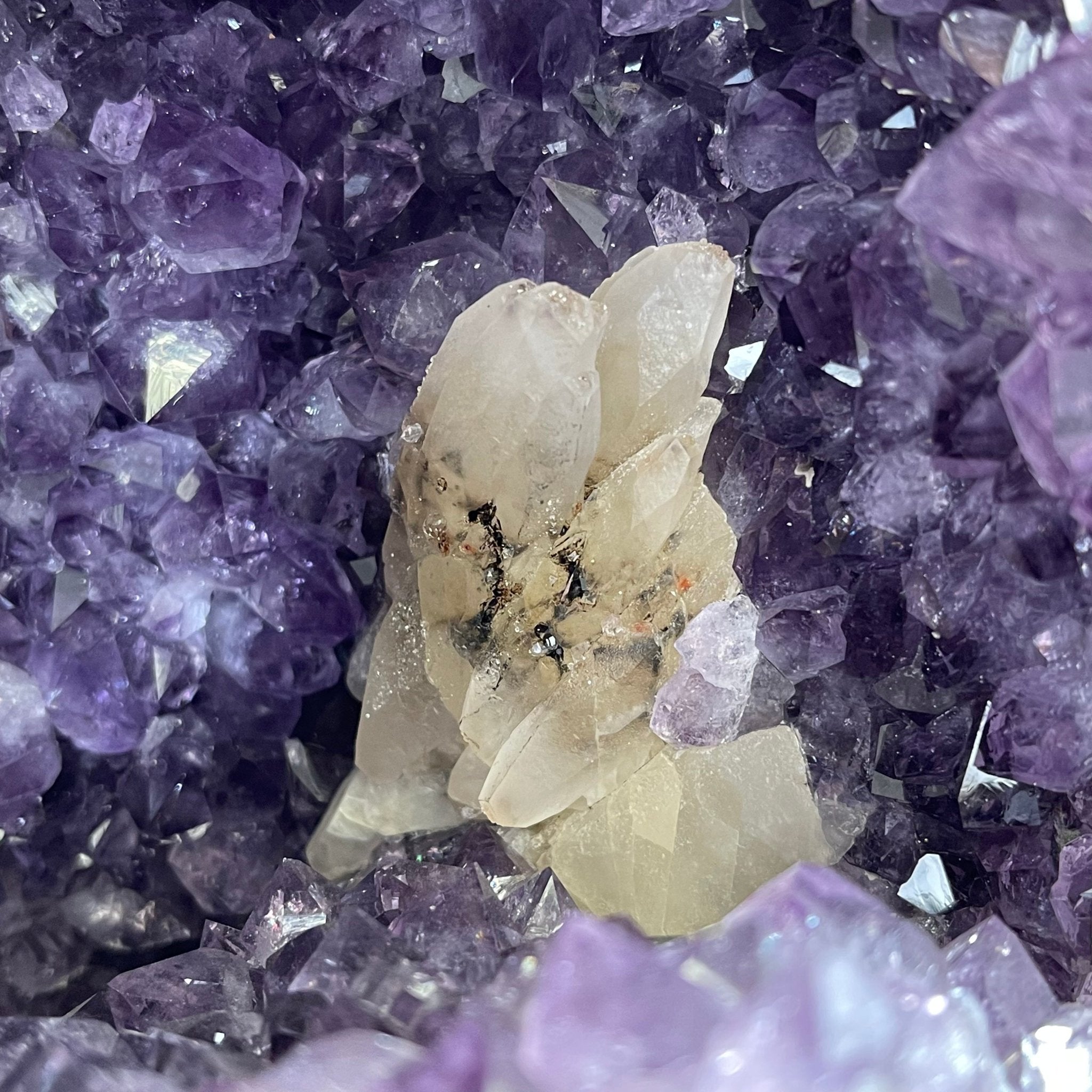 Extra Quality Brazilian Amethyst Cathedral, 30.7 lbs & 13.5" Tall #5601-1124 by Brazil Gems - Brazil GemsBrazil GemsExtra Quality Brazilian Amethyst Cathedral, 30.7 lbs & 13.5" Tall #5601-1124 by Brazil GemsCathedrals5601-1124