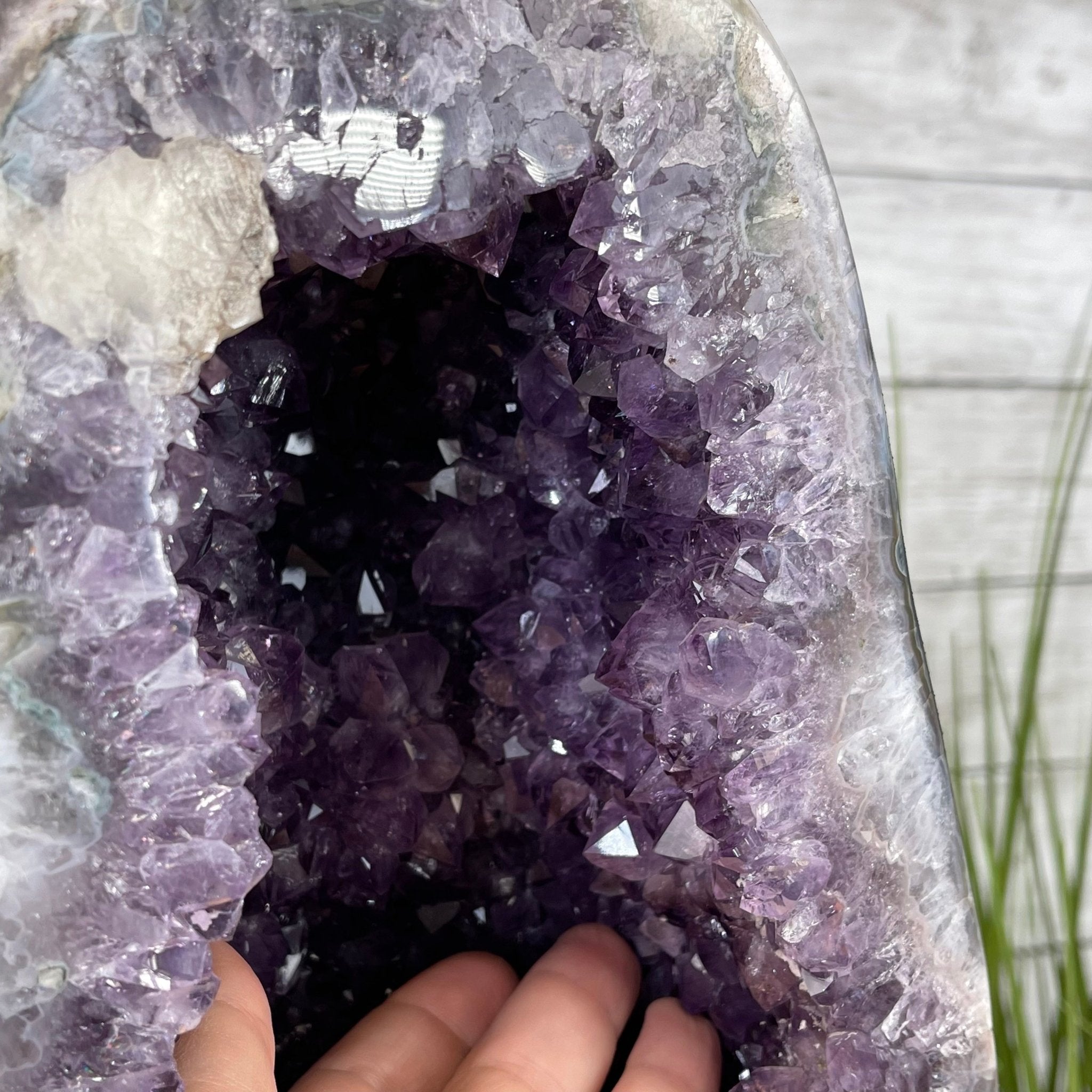 Extra Quality Brazilian Amethyst Cathedral, 30.7 lbs & 13.5" Tall #5601-1124 by Brazil Gems - Brazil GemsBrazil GemsExtra Quality Brazilian Amethyst Cathedral, 30.7 lbs & 13.5" Tall #5601-1124 by Brazil GemsCathedrals5601-1124
