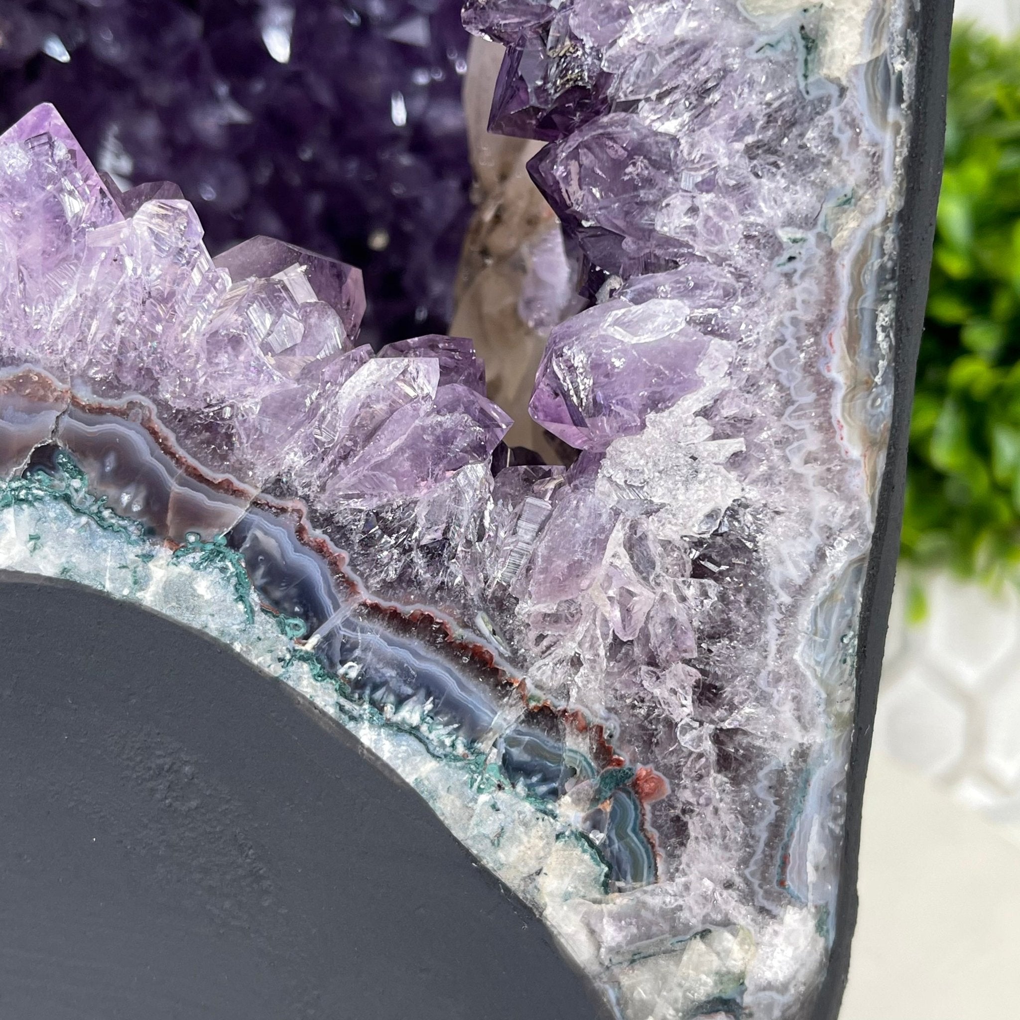 Extra Quality Brazilian Amethyst Cathedral, 30.7 lbs & 13.5" Tall #5601-1124 by Brazil Gems - Brazil GemsBrazil GemsExtra Quality Brazilian Amethyst Cathedral, 30.7 lbs & 13.5" Tall #5601-1124 by Brazil GemsCathedrals5601-1124