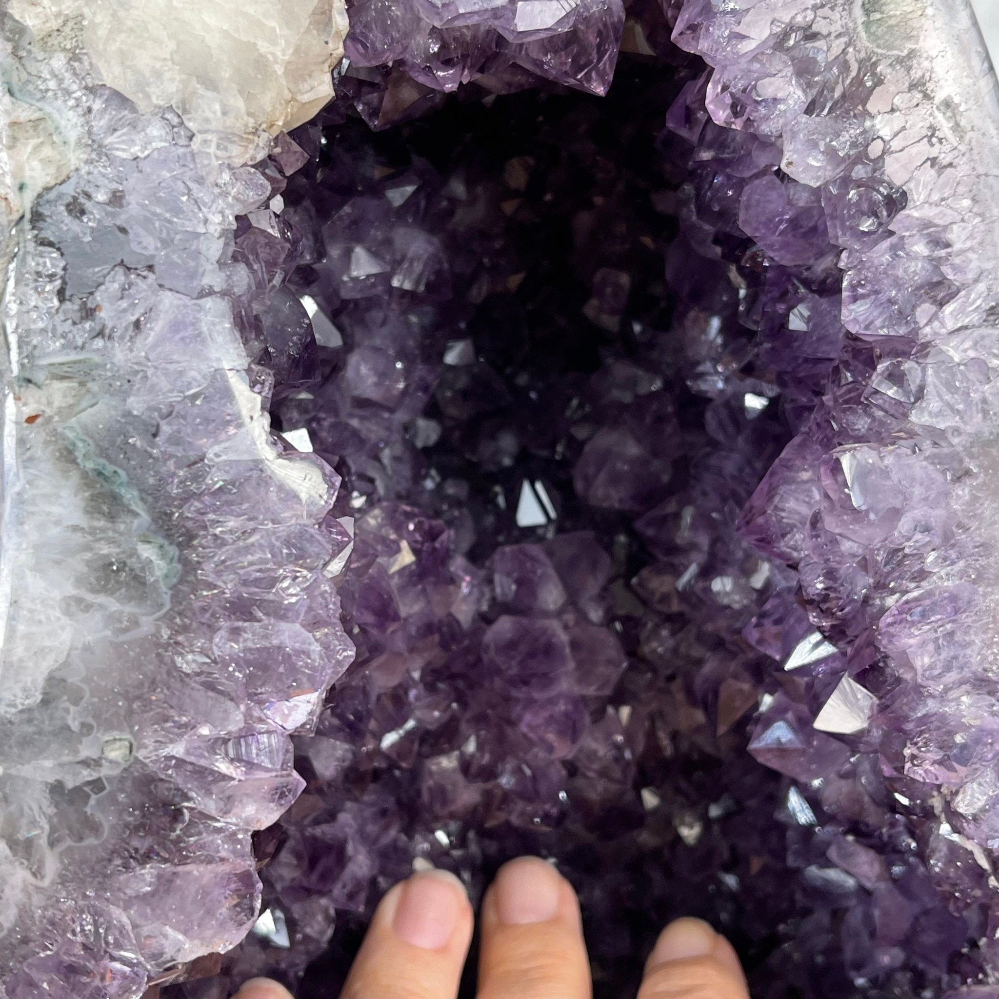 Extra Quality Brazilian Amethyst Cathedral, 30.7 lbs & 13.5" Tall #5601-1124 by Brazil Gems - Brazil GemsBrazil GemsExtra Quality Brazilian Amethyst Cathedral, 30.7 lbs & 13.5" Tall #5601-1124 by Brazil GemsCathedrals5601-1124
