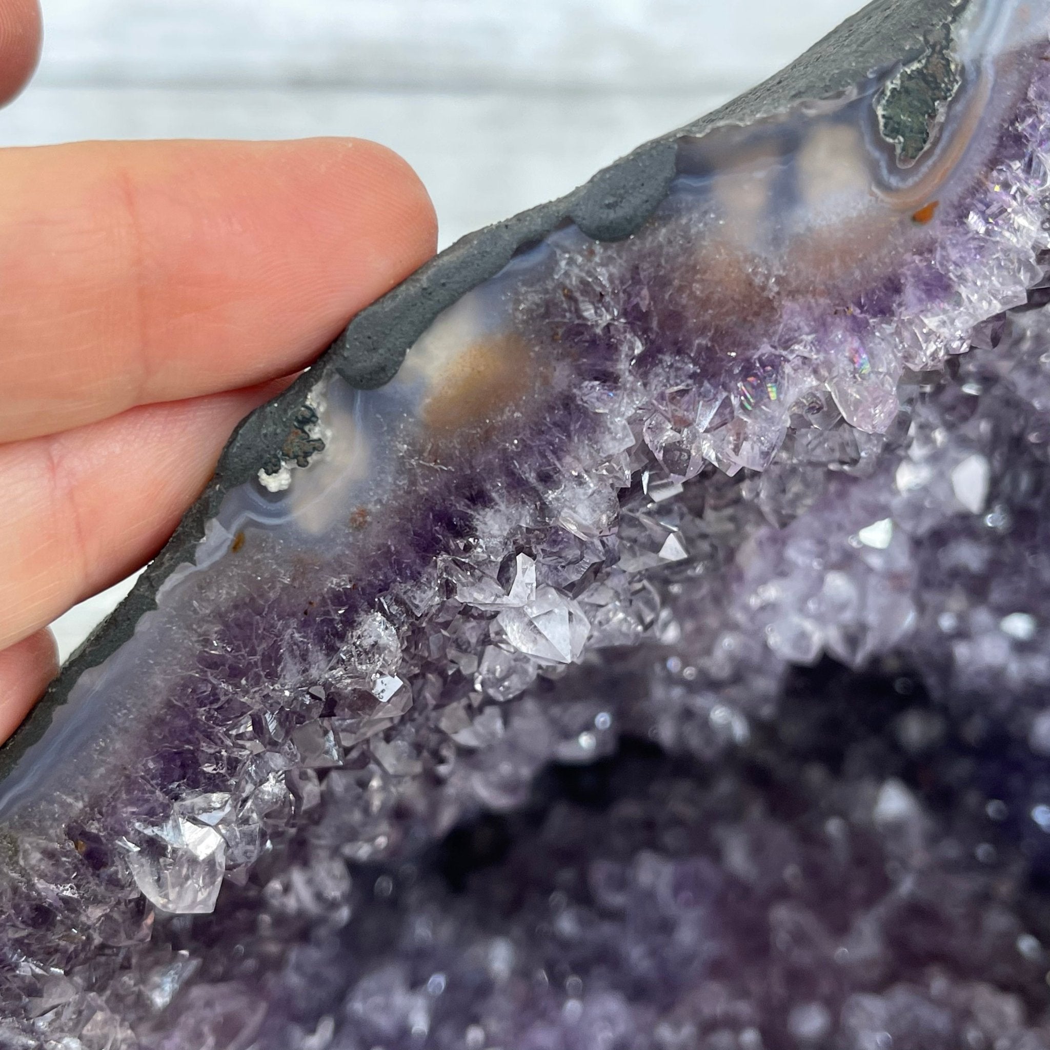 Extra Quality Brazilian Amethyst Cathedral, 33.7 lbs & 12" Tall #5601-0734 by Brazil Gems - Brazil GemsBrazil GemsExtra Quality Brazilian Amethyst Cathedral, 33.7 lbs & 12" Tall #5601-0734 by Brazil GemsCathedrals5601-0734