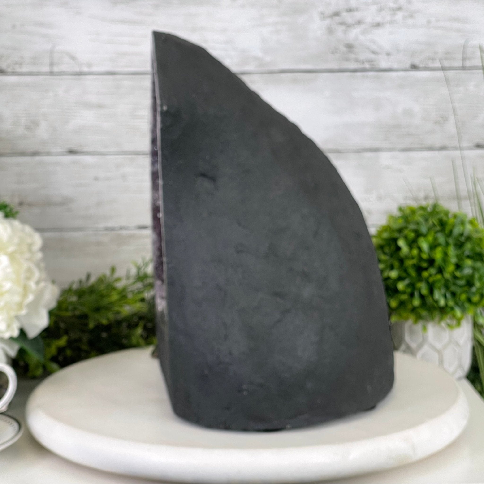 Extra Quality Brazilian Amethyst Cathedral, 33.7 lbs & 12" Tall #5601-0734 by Brazil Gems - Brazil GemsBrazil GemsExtra Quality Brazilian Amethyst Cathedral, 33.7 lbs & 12" Tall #5601-0734 by Brazil GemsCathedrals5601-0734