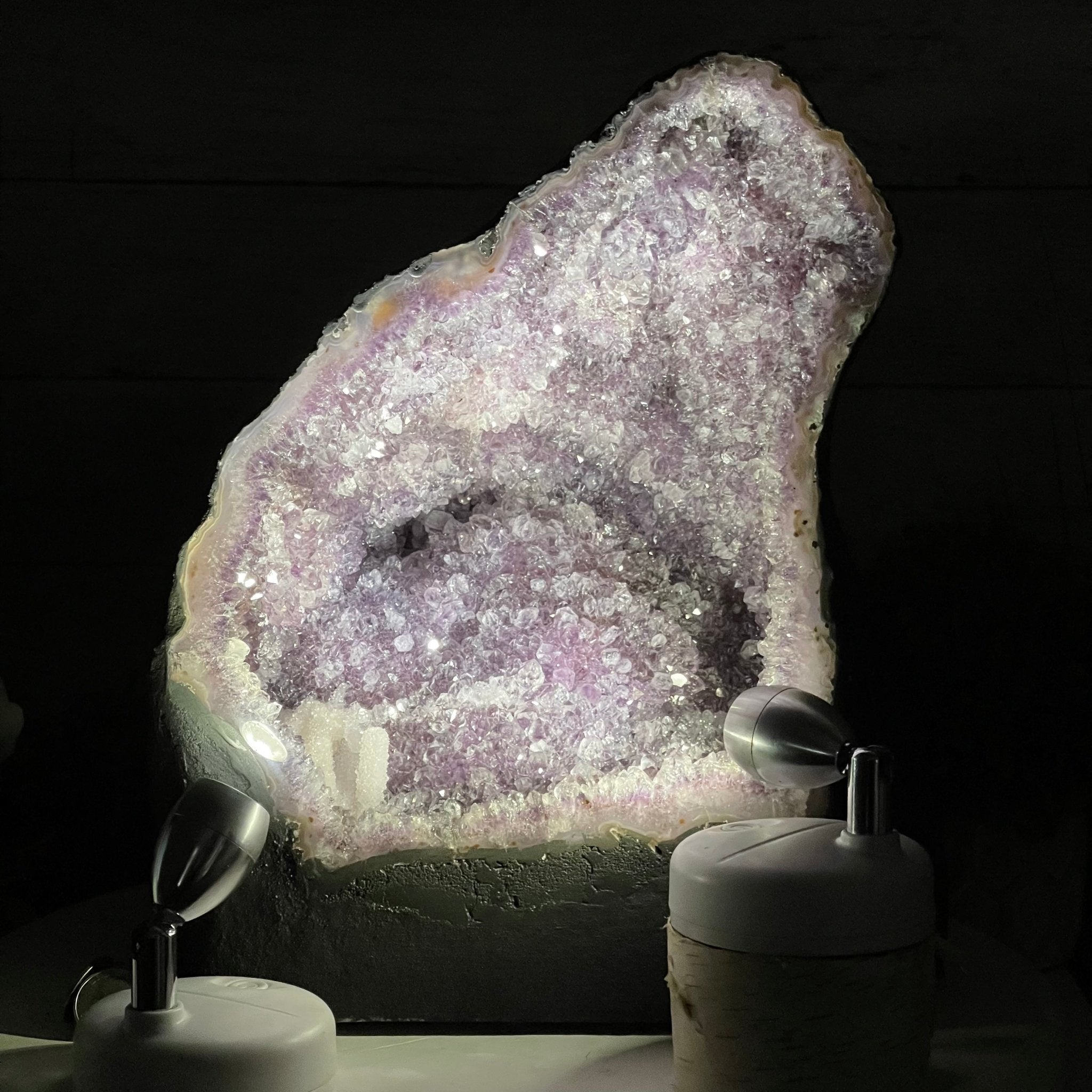 Extra Quality Brazilian Amethyst Cathedral, 33.7 lbs & 12" Tall #5601-0734 by Brazil Gems - Brazil GemsBrazil GemsExtra Quality Brazilian Amethyst Cathedral, 33.7 lbs & 12" Tall #5601-0734 by Brazil GemsCathedrals5601-0734