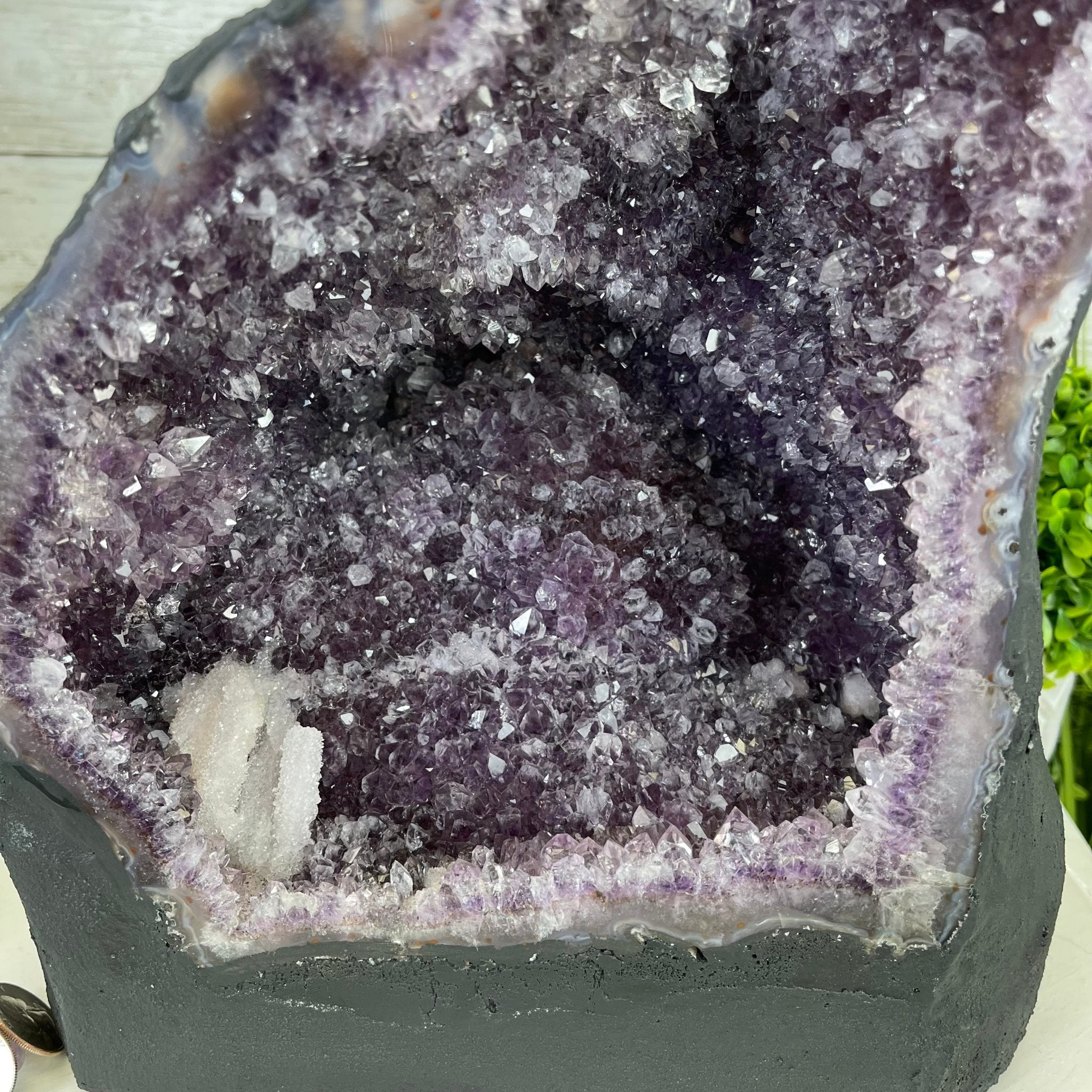 Extra Quality Brazilian Amethyst Cathedral, 33.7 lbs & 12" Tall #5601-0734 by Brazil Gems - Brazil GemsBrazil GemsExtra Quality Brazilian Amethyst Cathedral, 33.7 lbs & 12" Tall #5601-0734 by Brazil GemsCathedrals5601-0734