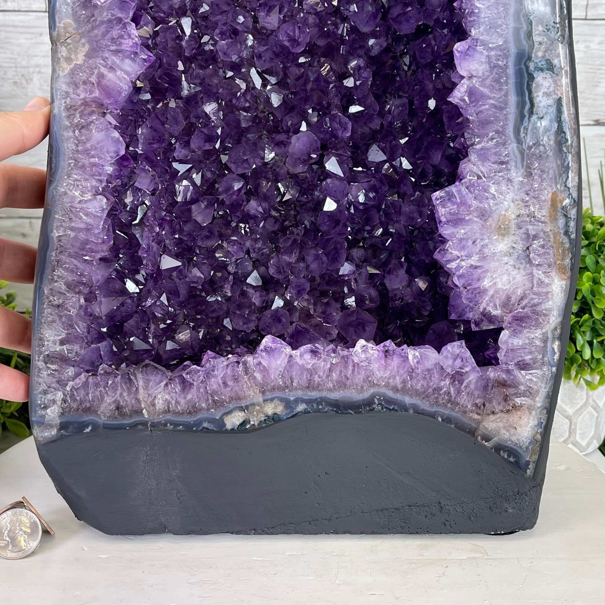 Extra Quality Brazilian Amethyst Cathedral, 47.3 lbs & 17.7" Tall #5601-1128 by Brazil Gems - Brazil GemsBrazil GemsExtra Quality Brazilian Amethyst Cathedral, 47.3 lbs & 17.7" Tall #5601-1128 by Brazil GemsCathedrals5601-1128