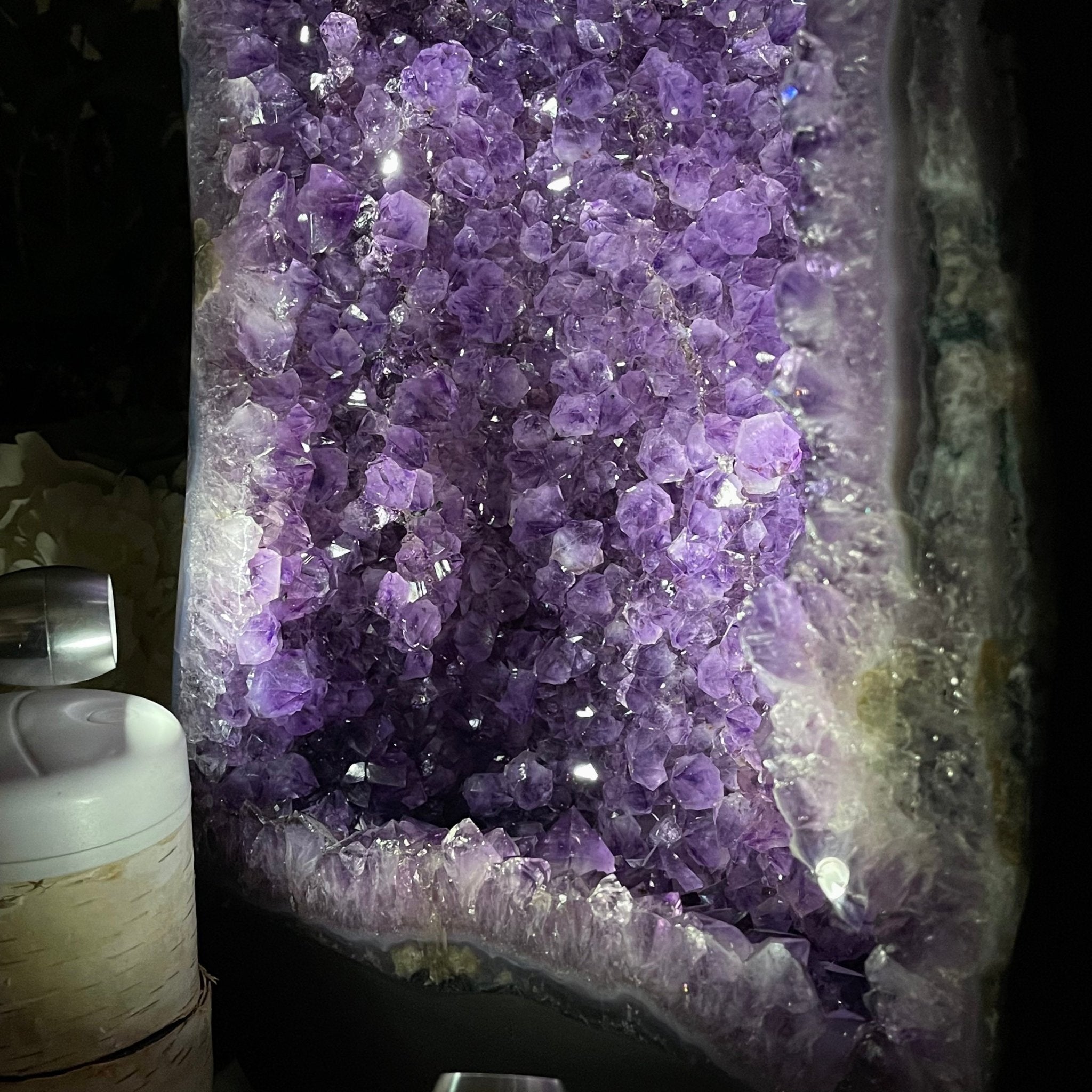 Extra Quality Brazilian Amethyst Cathedral, 47.3 lbs & 17.7" Tall #5601-1128 by Brazil Gems - Brazil GemsBrazil GemsExtra Quality Brazilian Amethyst Cathedral, 47.3 lbs & 17.7" Tall #5601-1128 by Brazil GemsCathedrals5601-1128