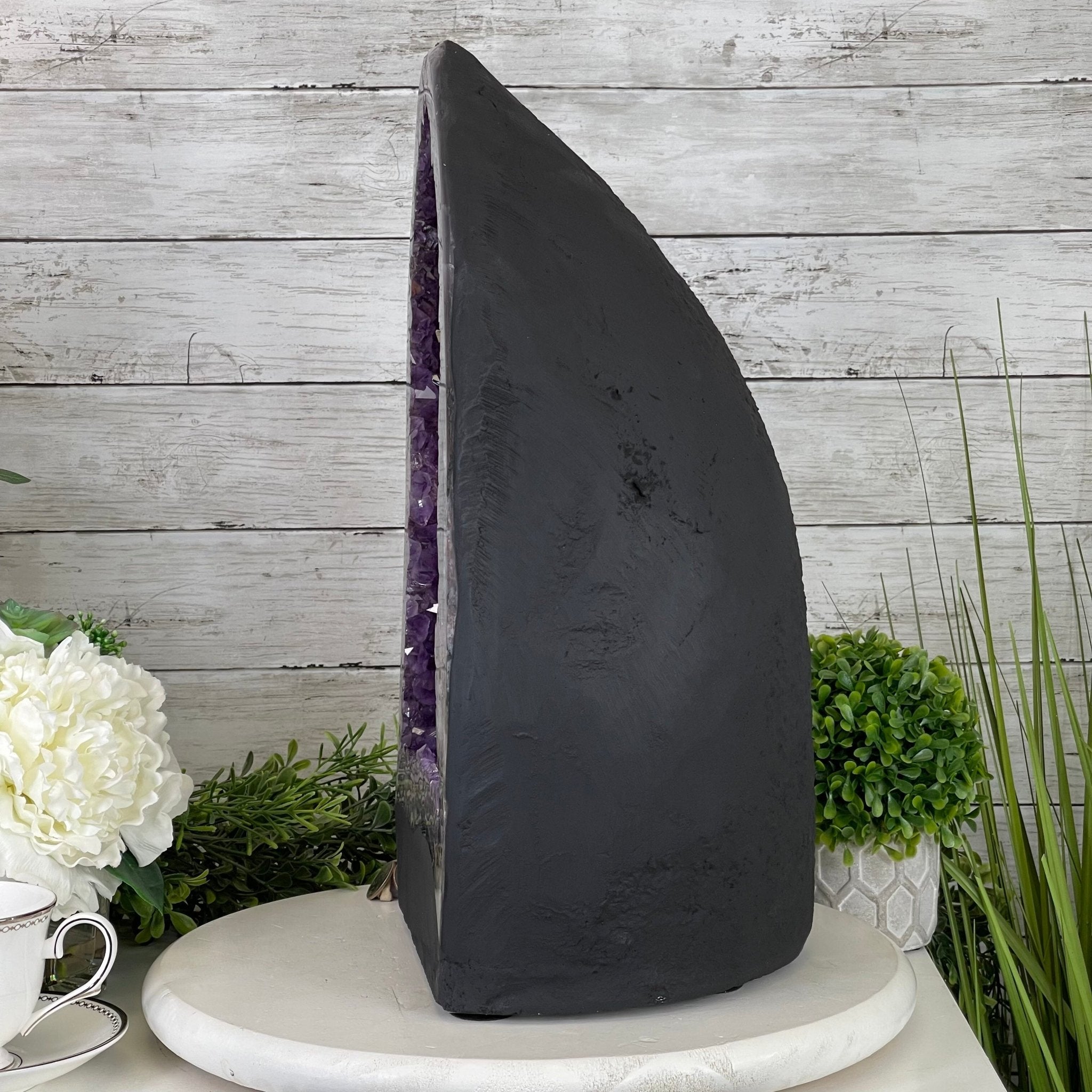 Extra Quality Brazilian Amethyst Cathedral, 47.3 lbs & 17.7" Tall #5601-1128 by Brazil Gems - Brazil GemsBrazil GemsExtra Quality Brazilian Amethyst Cathedral, 47.3 lbs & 17.7" Tall #5601-1128 by Brazil GemsCathedrals5601-1128