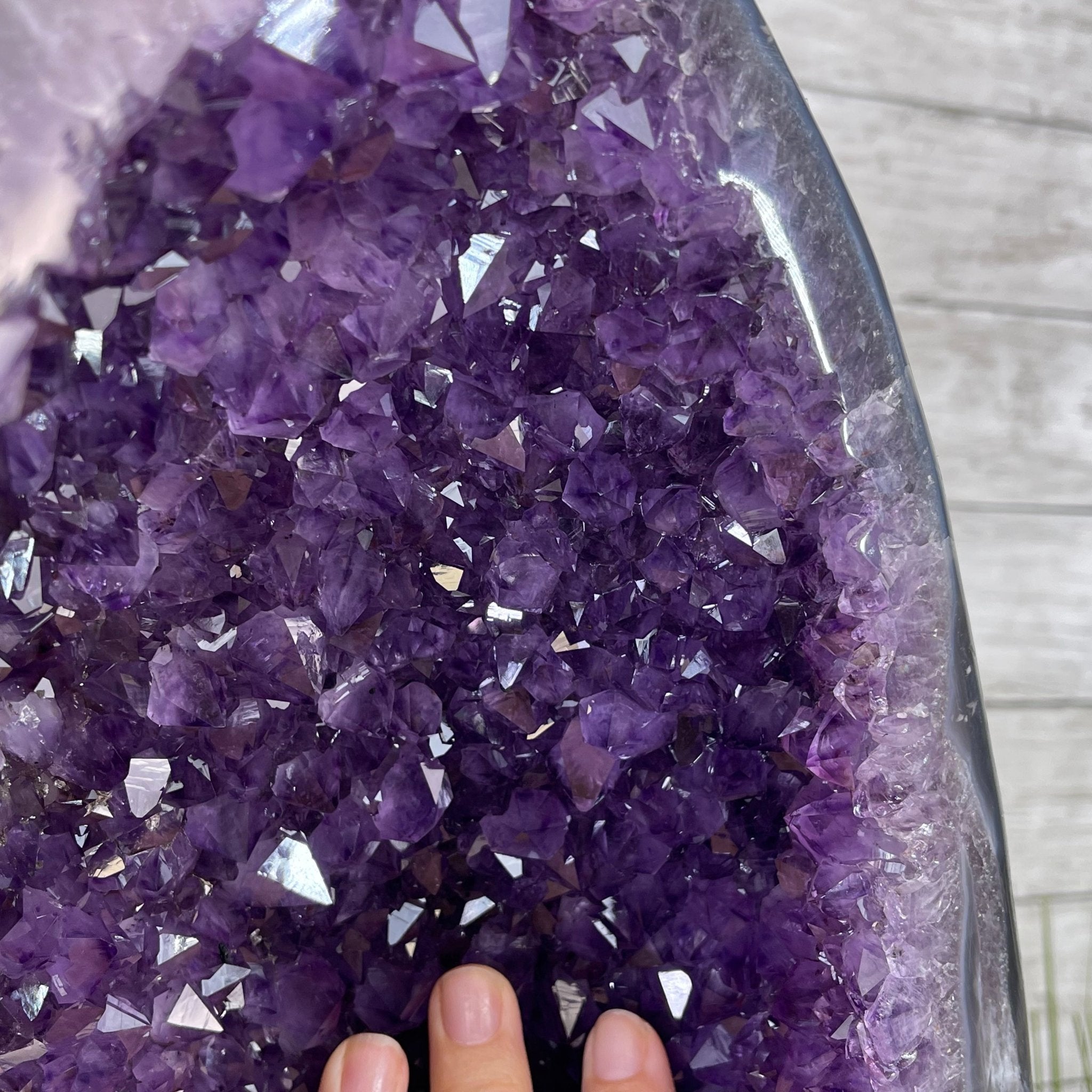 Extra Quality Brazilian Amethyst Cathedral, 47.3 lbs & 17.7" Tall #5601-1128 by Brazil Gems - Brazil GemsBrazil GemsExtra Quality Brazilian Amethyst Cathedral, 47.3 lbs & 17.7" Tall #5601-1128 by Brazil GemsCathedrals5601-1128