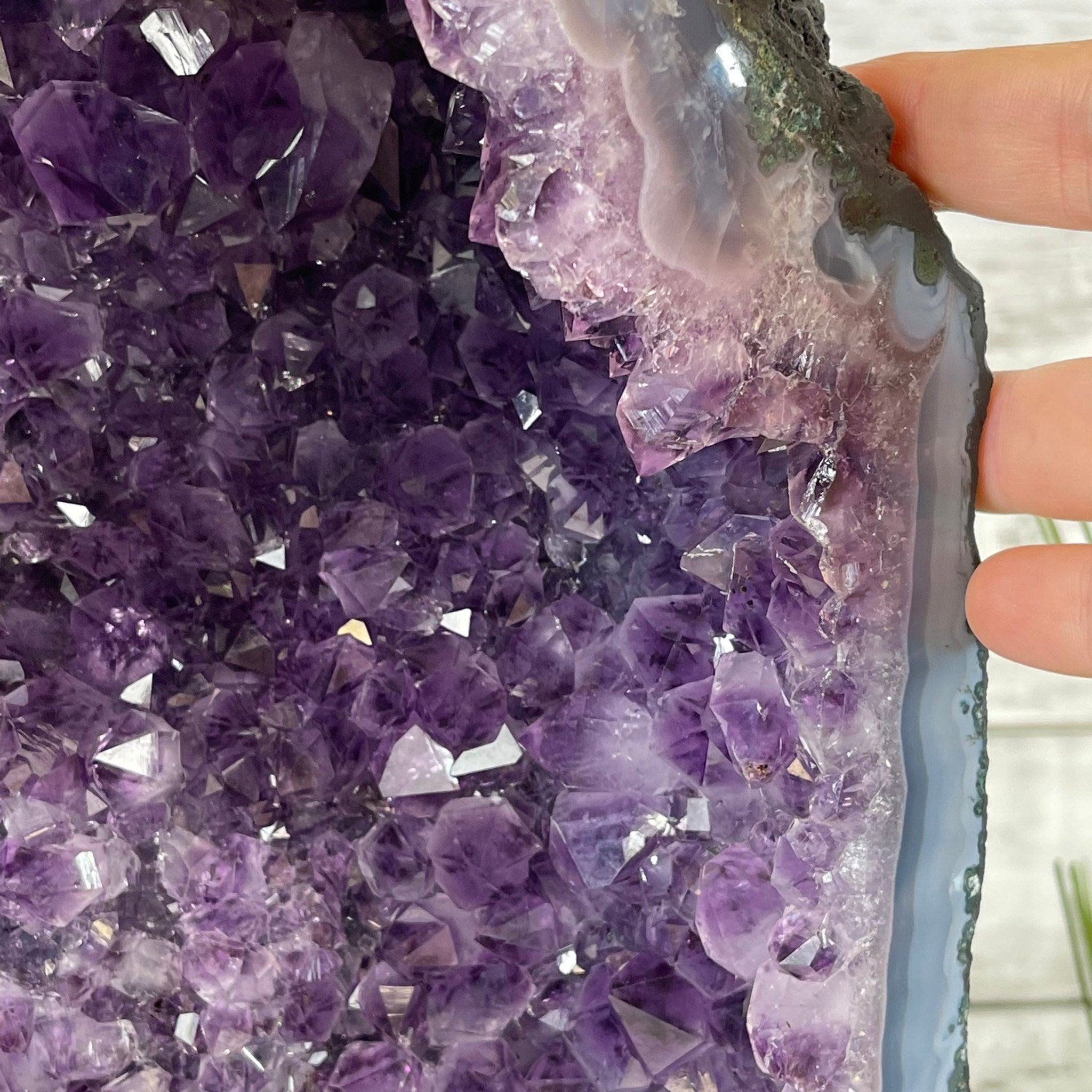 Extra Quality Brazilian Amethyst Cathedral, 48.4 lbs & 16.25" Tall #5601-0705 by Brazil Gems - Brazil GemsBrazil GemsExtra Quality Brazilian Amethyst Cathedral, 48.4 lbs & 16.25" Tall #5601-0705 by Brazil GemsCathedrals5601-0705