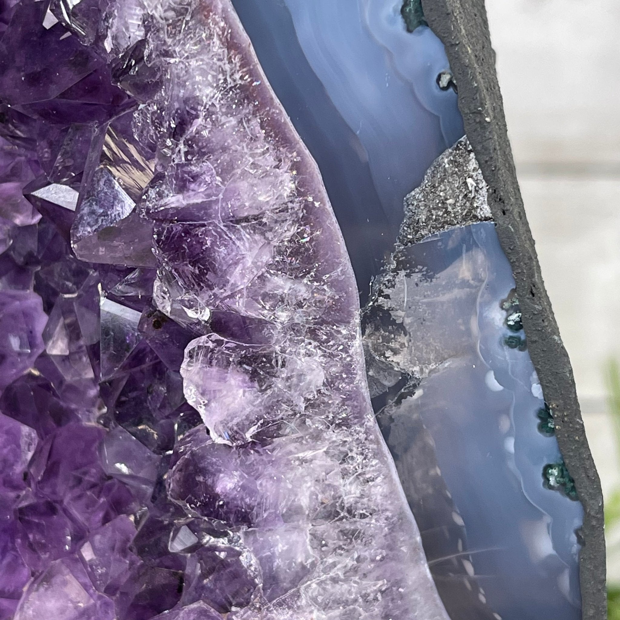 Extra Quality Brazilian Amethyst Cathedral, 48.4 lbs & 16.25" Tall #5601-0705 by Brazil Gems - Brazil GemsBrazil GemsExtra Quality Brazilian Amethyst Cathedral, 48.4 lbs & 16.25" Tall #5601-0705 by Brazil GemsCathedrals5601-0705