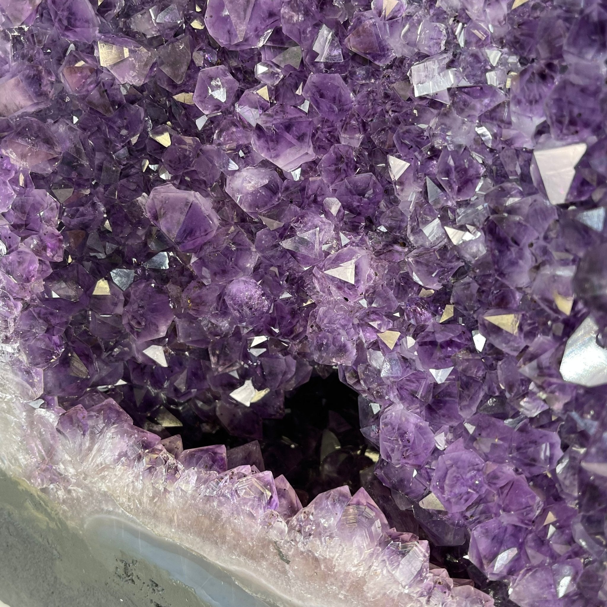 Extra Quality Brazilian Amethyst Cathedral, 48.4 lbs & 16.25" Tall #5601-0705 by Brazil Gems - Brazil GemsBrazil GemsExtra Quality Brazilian Amethyst Cathedral, 48.4 lbs & 16.25" Tall #5601-0705 by Brazil GemsCathedrals5601-0705