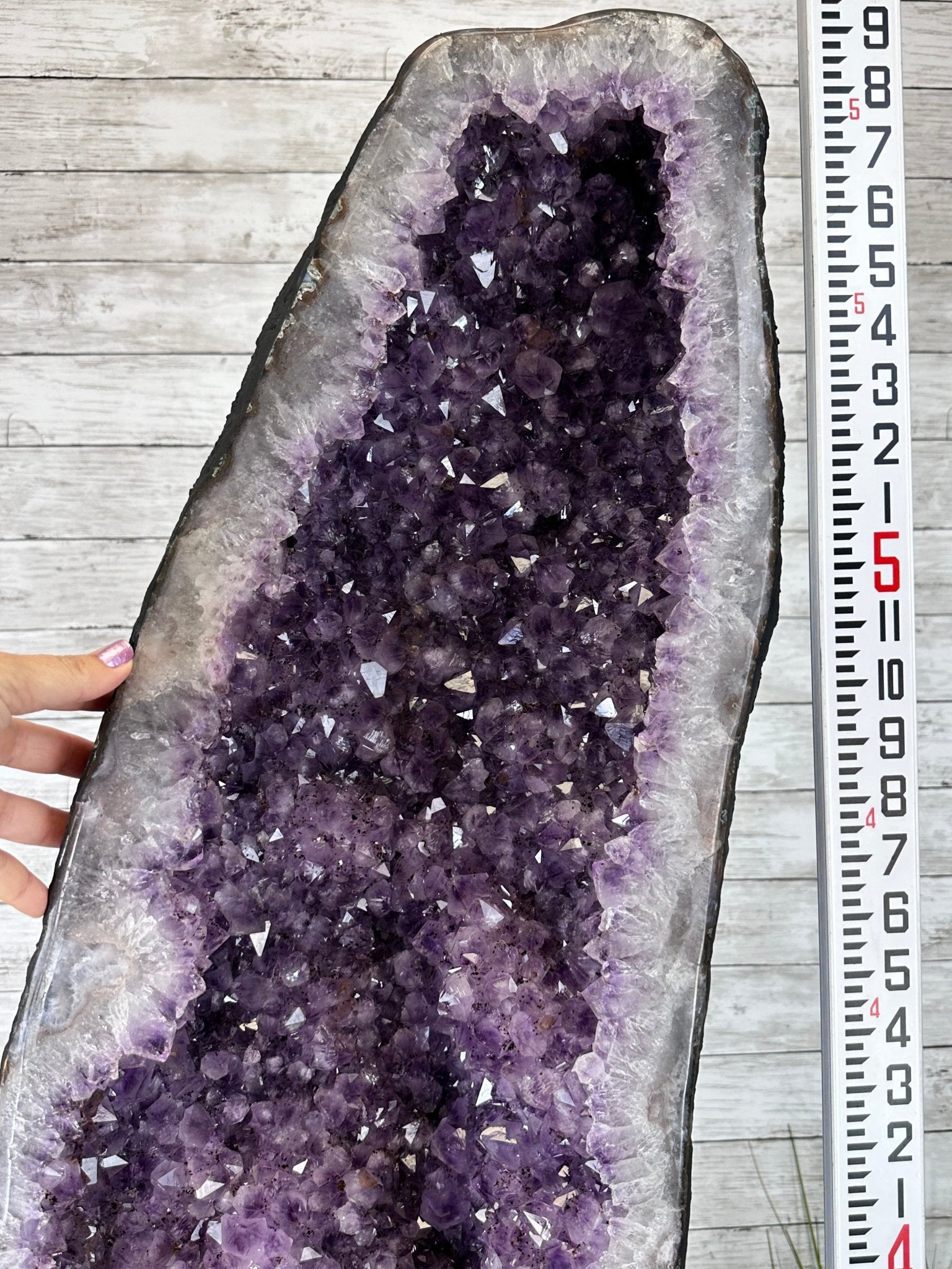 Extra Quality Brazilian Amethyst Cathedral, 510 lbs & 70" Tall #5601-1335 - Brazil GemsBrazil GemsExtra Quality Brazilian Amethyst Cathedral, 510 lbs & 70" Tall #5601-1335Cathedrals5601-1335