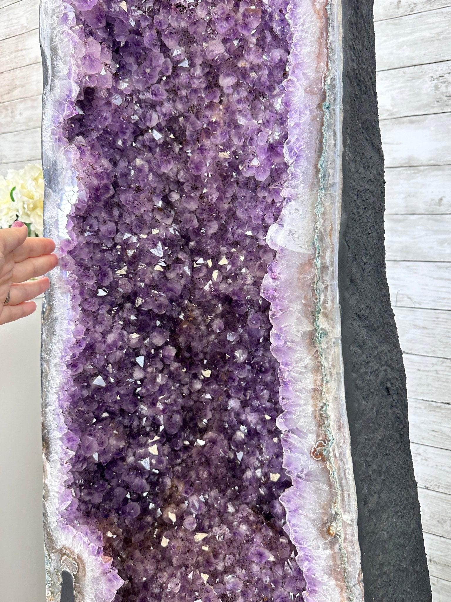 Extra Quality Brazilian Amethyst Cathedral, 510 lbs & 70" Tall #5601-1335 - Brazil GemsBrazil GemsExtra Quality Brazilian Amethyst Cathedral, 510 lbs & 70" Tall #5601-1335Cathedrals5601-1335