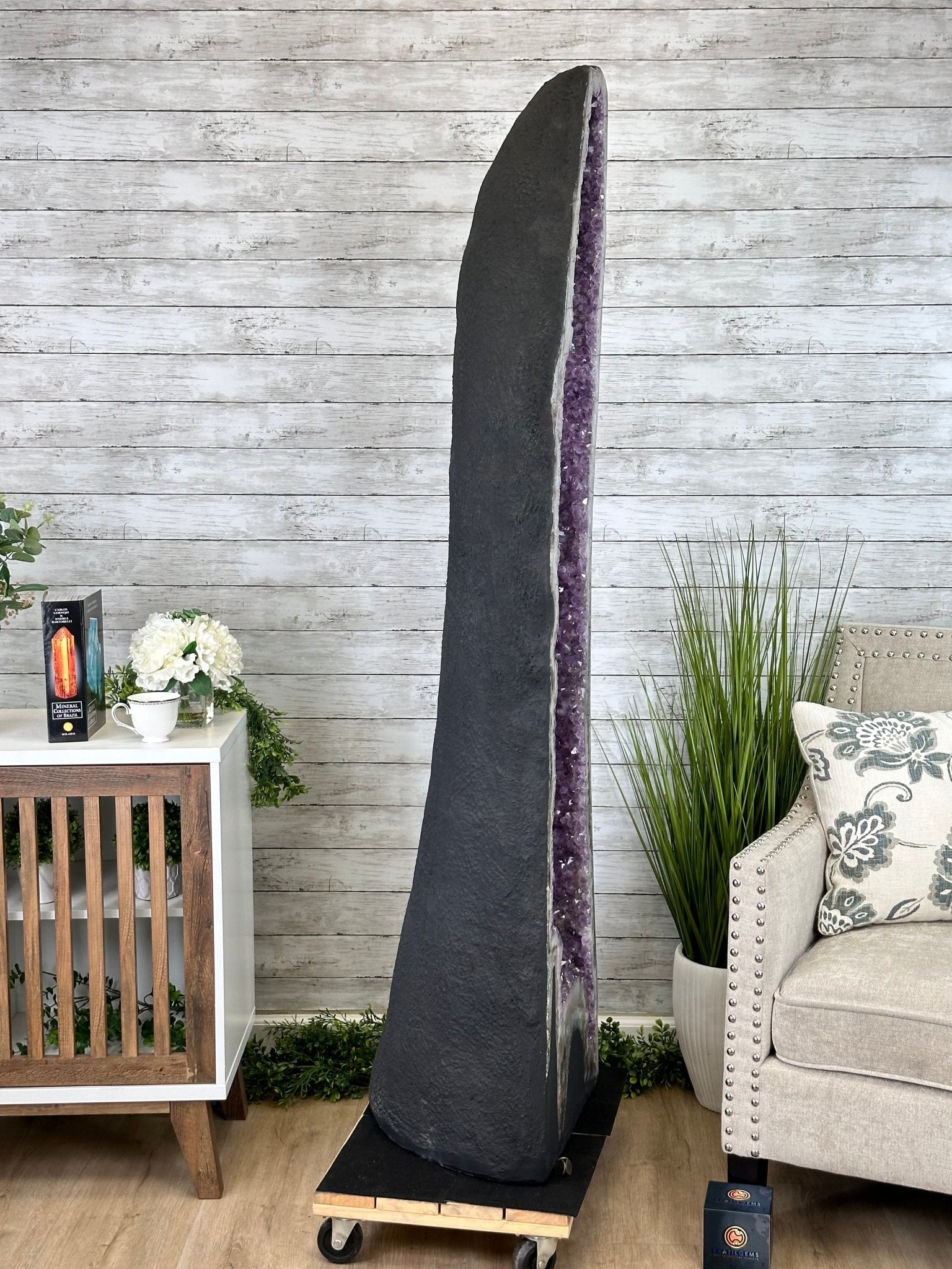 Extra Quality Brazilian Amethyst Cathedral, 510 lbs & 70" Tall #5601-1335 - Brazil GemsBrazil GemsExtra Quality Brazilian Amethyst Cathedral, 510 lbs & 70" Tall #5601-1335Cathedrals5601-1335