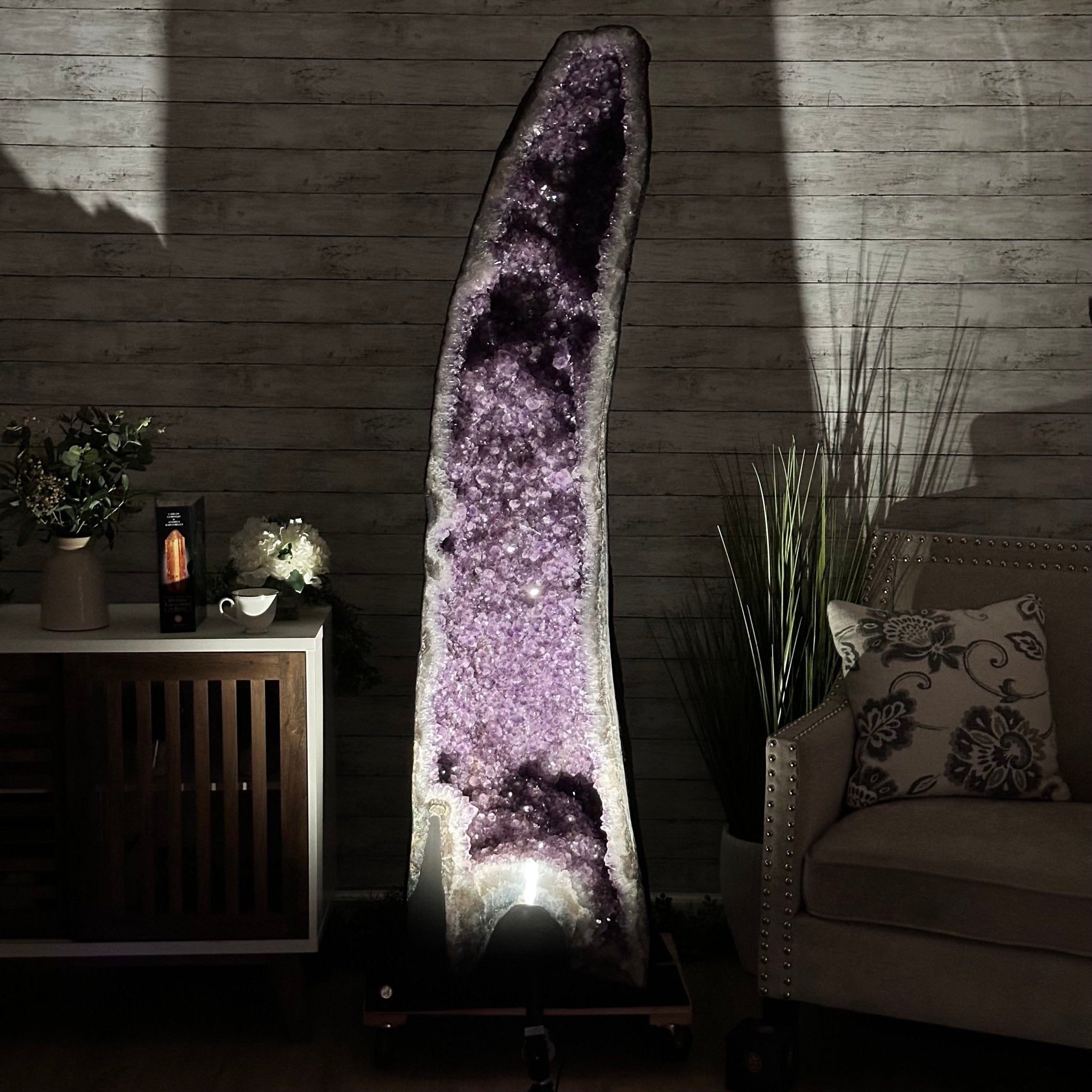 Extra Quality Brazilian Amethyst Cathedral, 510 lbs & 70" Tall #5601-1335 - Brazil GemsBrazil GemsExtra Quality Brazilian Amethyst Cathedral, 510 lbs & 70" Tall #5601-1335Cathedrals5601-1335
