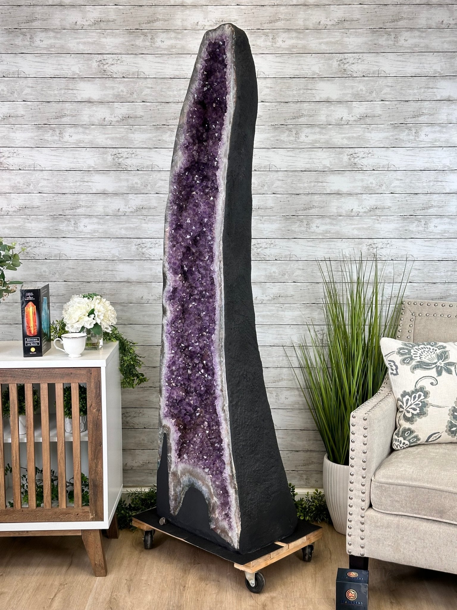 Extra Quality Brazilian Amethyst Cathedral, 510 lbs & 70" Tall #5601-1335 - Brazil GemsBrazil GemsExtra Quality Brazilian Amethyst Cathedral, 510 lbs & 70" Tall #5601-1335Cathedrals5601-1335