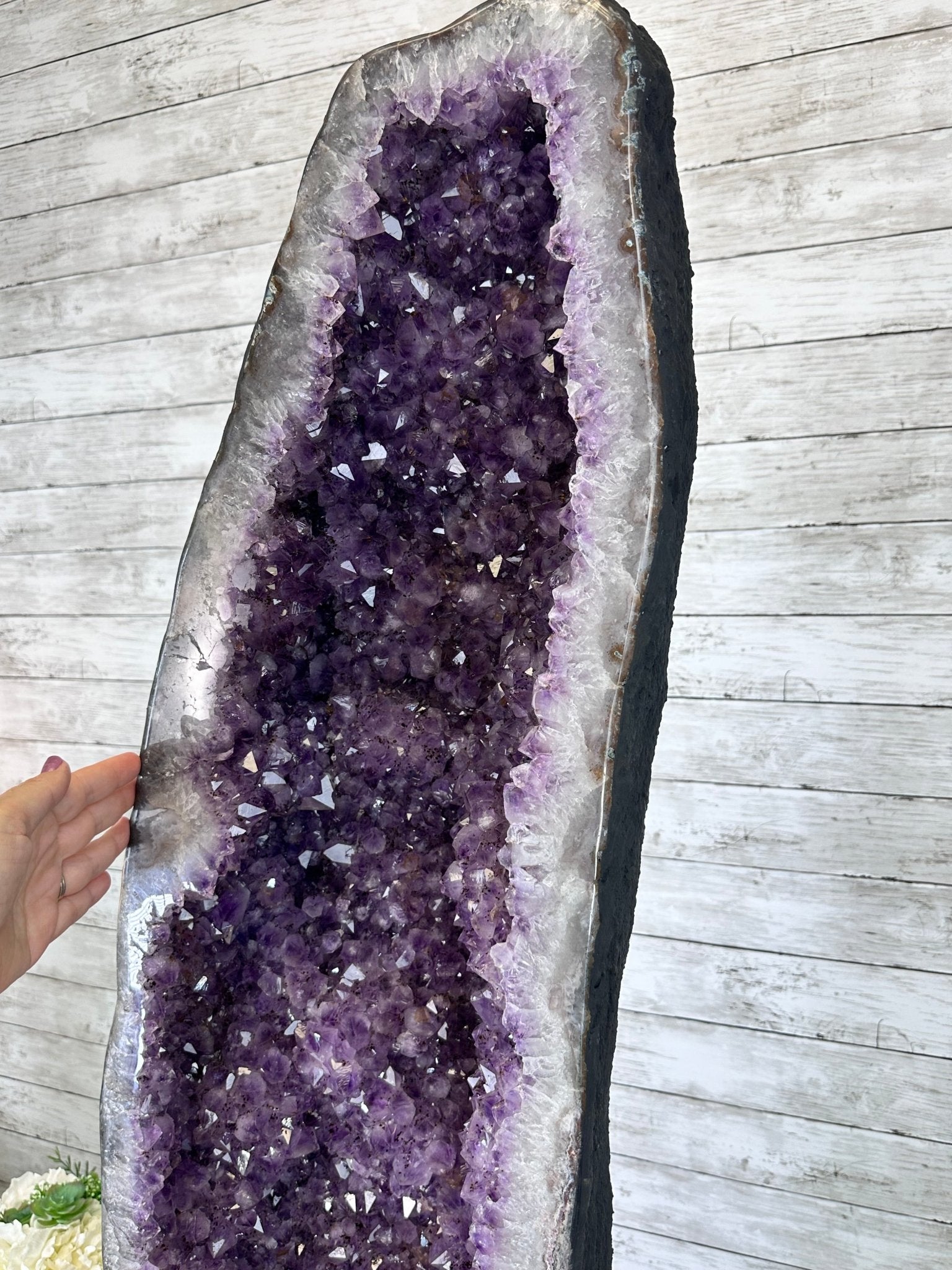 Extra Quality Brazilian Amethyst Cathedral, 510 lbs & 70" Tall #5601-1335 - Brazil GemsBrazil GemsExtra Quality Brazilian Amethyst Cathedral, 510 lbs & 70" Tall #5601-1335Cathedrals5601-1335