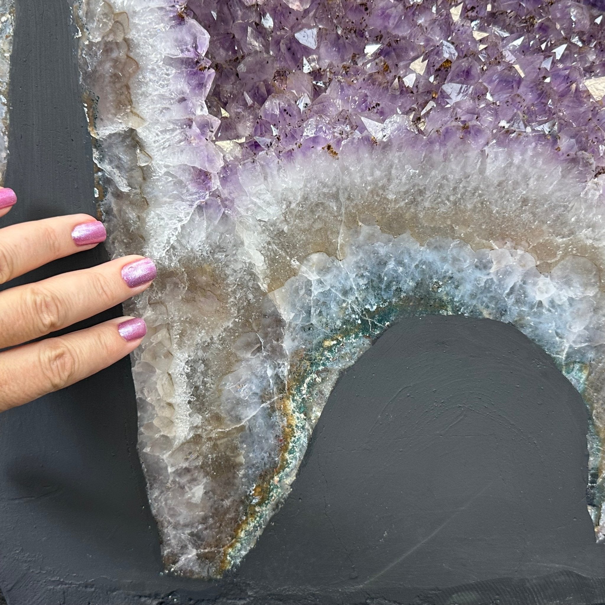 Extra Quality Brazilian Amethyst Cathedral, 510 lbs & 70" Tall #5601-1335 - Brazil GemsBrazil GemsExtra Quality Brazilian Amethyst Cathedral, 510 lbs & 70" Tall #5601-1335Cathedrals5601-1335
