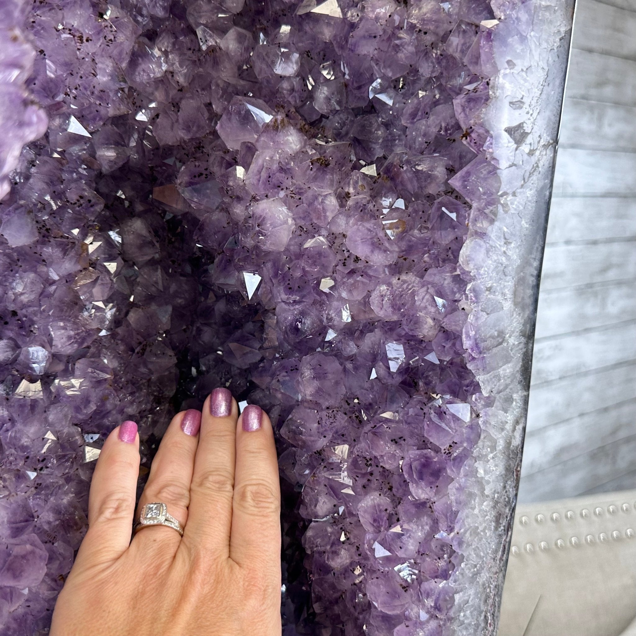 Extra Quality Brazilian Amethyst Cathedral, 510 lbs & 70" Tall #5601-1335 - Brazil GemsBrazil GemsExtra Quality Brazilian Amethyst Cathedral, 510 lbs & 70" Tall #5601-1335Cathedrals5601-1335