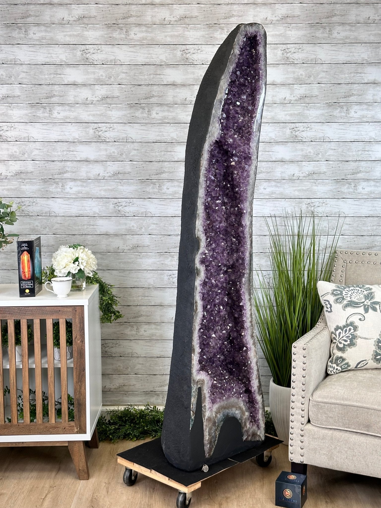 Extra Quality Brazilian Amethyst Cathedral, 510 lbs & 70" Tall #5601-1335 - Brazil GemsBrazil GemsExtra Quality Brazilian Amethyst Cathedral, 510 lbs & 70" Tall #5601-1335Cathedrals5601-1335
