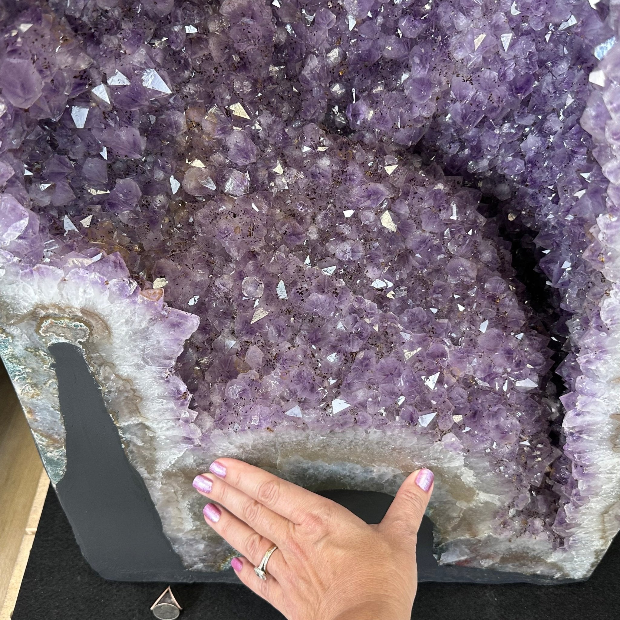 Extra Quality Brazilian Amethyst Cathedral, 510 lbs & 70" Tall #5601-1335 - Brazil GemsBrazil GemsExtra Quality Brazilian Amethyst Cathedral, 510 lbs & 70" Tall #5601-1335Cathedrals5601-1335