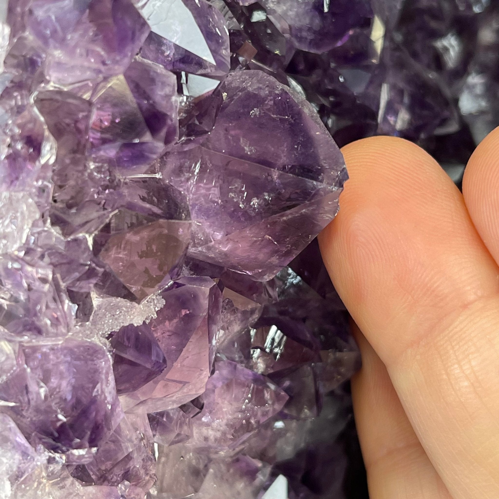 Extra Quality Brazilian Amethyst Cathedral, 78.2 lbs & 28.8" Tall #5601-0707 by Brazil Gems - Brazil GemsBrazil GemsExtra Quality Brazilian Amethyst Cathedral, 78.2 lbs & 28.8" Tall #5601-0707 by Brazil GemsCathedrals5601-0707