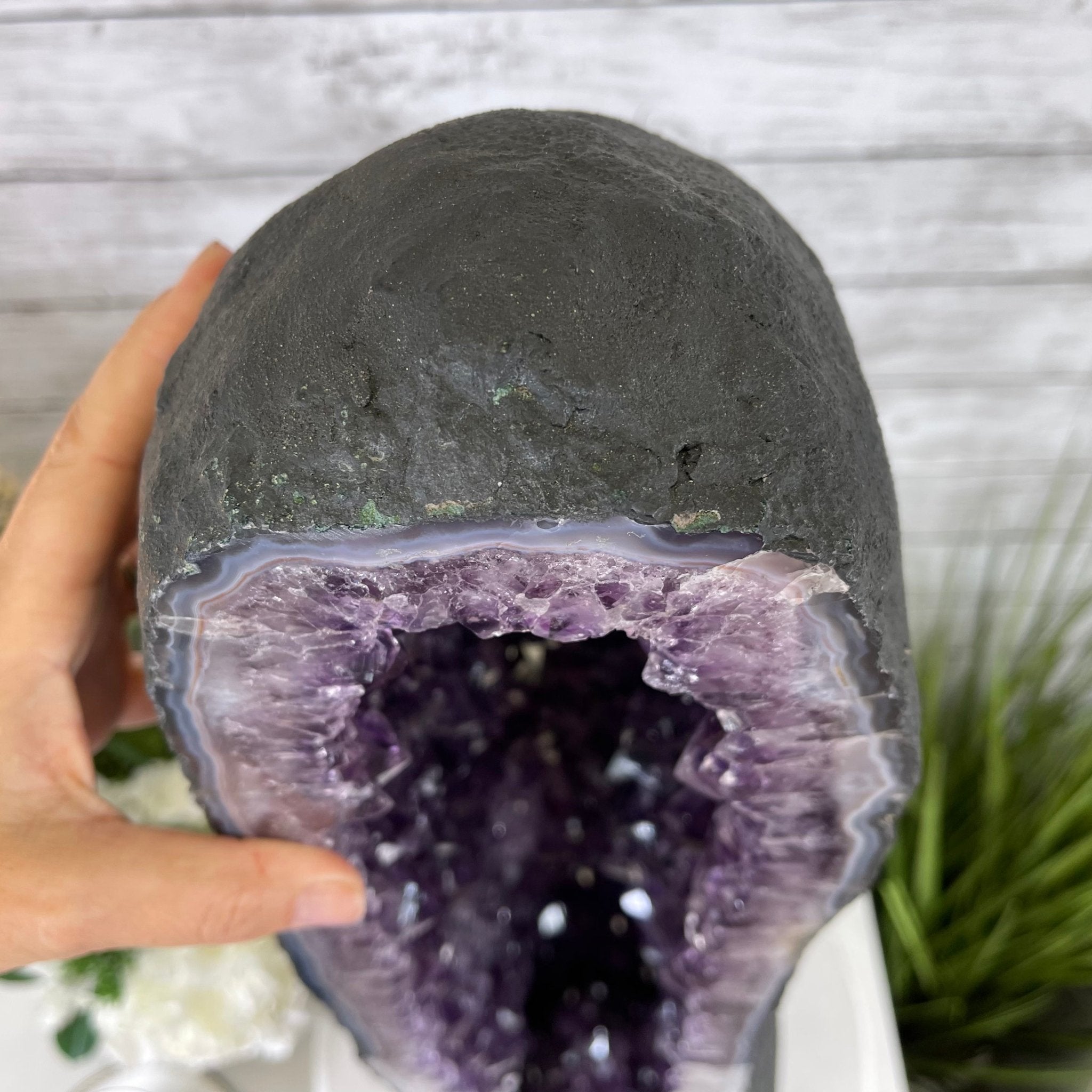 Extra Quality Brazilian Amethyst Cathedral, 78.2 lbs & 28.8" Tall #5601-0707 by Brazil Gems - Brazil GemsBrazil GemsExtra Quality Brazilian Amethyst Cathedral, 78.2 lbs & 28.8" Tall #5601-0707 by Brazil GemsCathedrals5601-0707