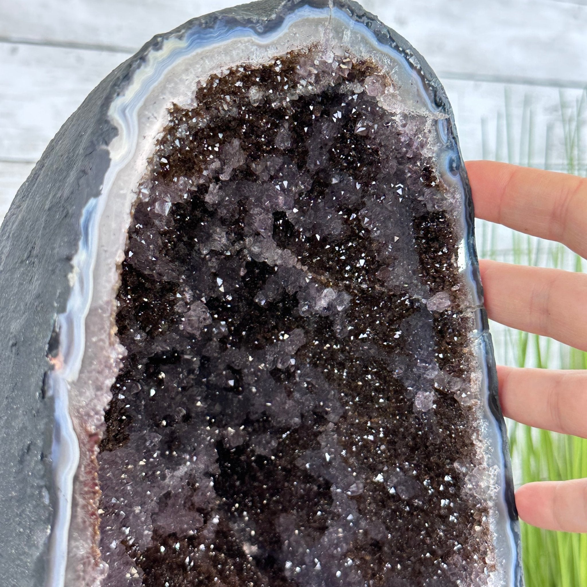 Extra Quality Brazilian Amethyst Cathedral, 83 lbs & 26.5” tall Model #5601-0827 by Brazil Gems - Brazil GemsBrazil GemsExtra Quality Brazilian Amethyst Cathedral, 83 lbs & 26.5” tall Model #5601-0827 by Brazil GemsCathedrals5601-0827