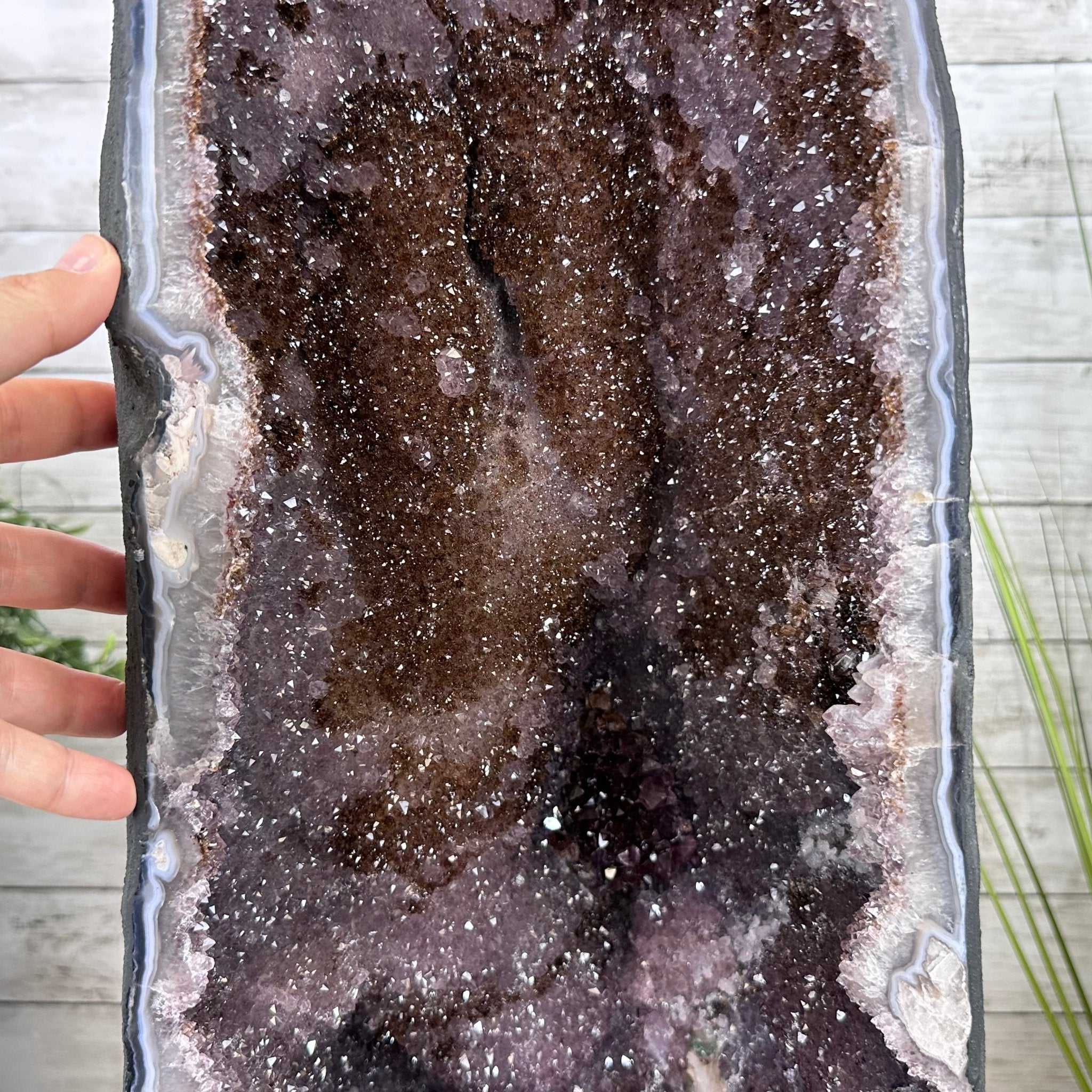 Extra Quality Brazilian Amethyst Cathedral, 83 lbs & 26.5” tall Model #5601-0827 by Brazil Gems - Brazil GemsBrazil GemsExtra Quality Brazilian Amethyst Cathedral, 83 lbs & 26.5” tall Model #5601-0827 by Brazil GemsCathedrals5601-0827