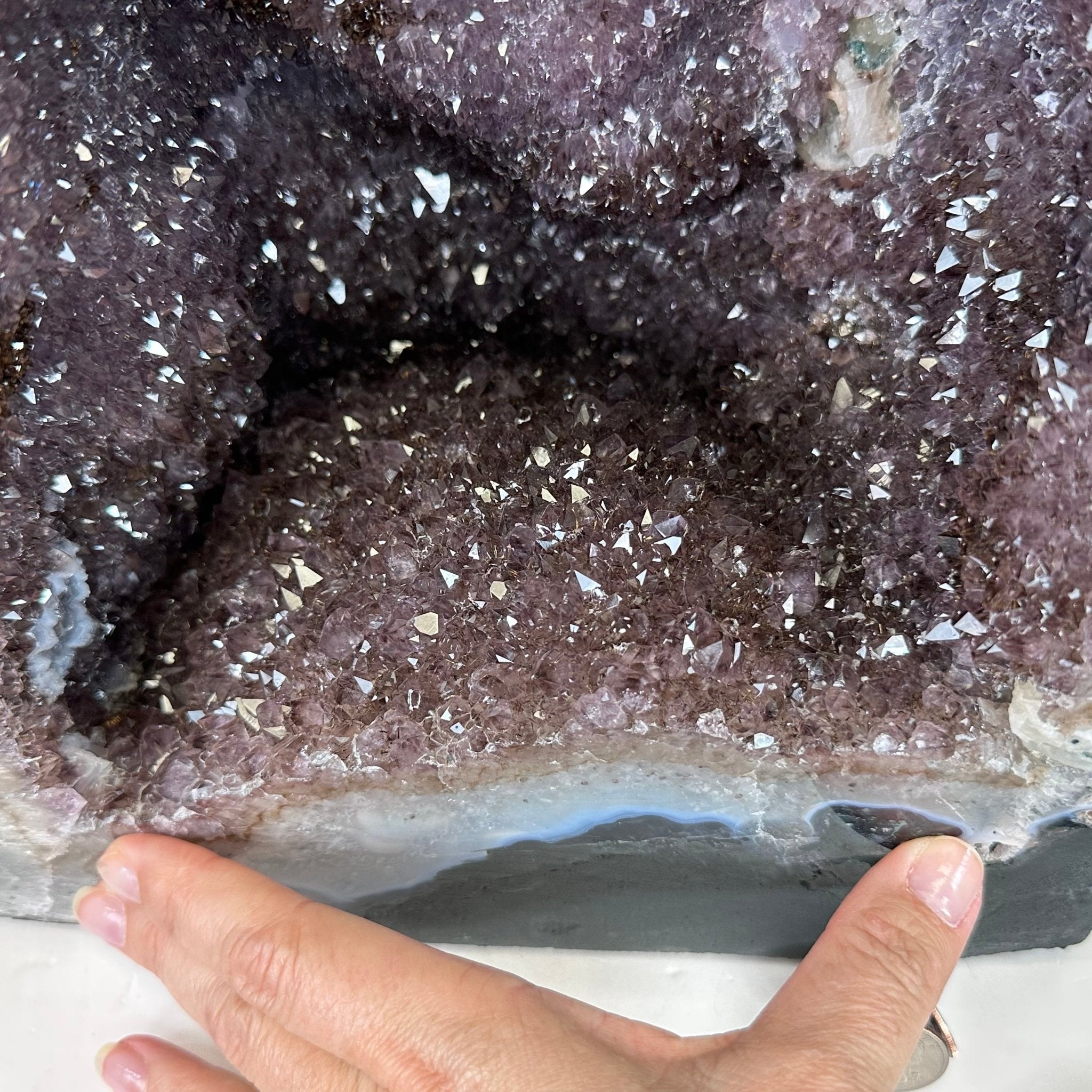 Extra Quality Brazilian Amethyst Cathedral, 83 lbs & 26.5” tall Model #5601-0827 by Brazil Gems - Brazil GemsBrazil GemsExtra Quality Brazilian Amethyst Cathedral, 83 lbs & 26.5” tall Model #5601-0827 by Brazil GemsCathedrals5601-0827