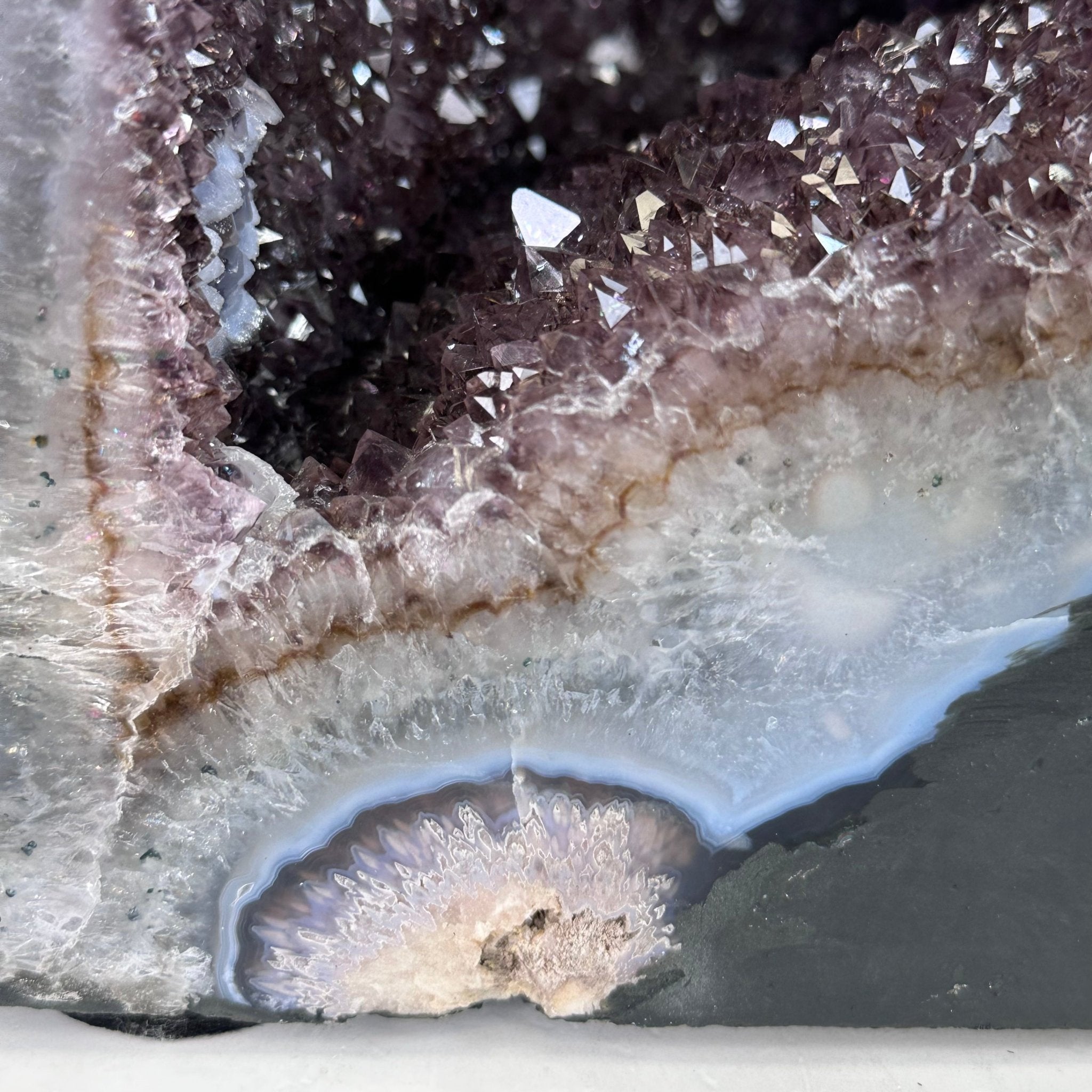 Extra Quality Brazilian Amethyst Cathedral, 83 lbs & 26.5” tall Model #5601-0827 by Brazil Gems - Brazil GemsBrazil GemsExtra Quality Brazilian Amethyst Cathedral, 83 lbs & 26.5” tall Model #5601-0827 by Brazil GemsCathedrals5601-0827